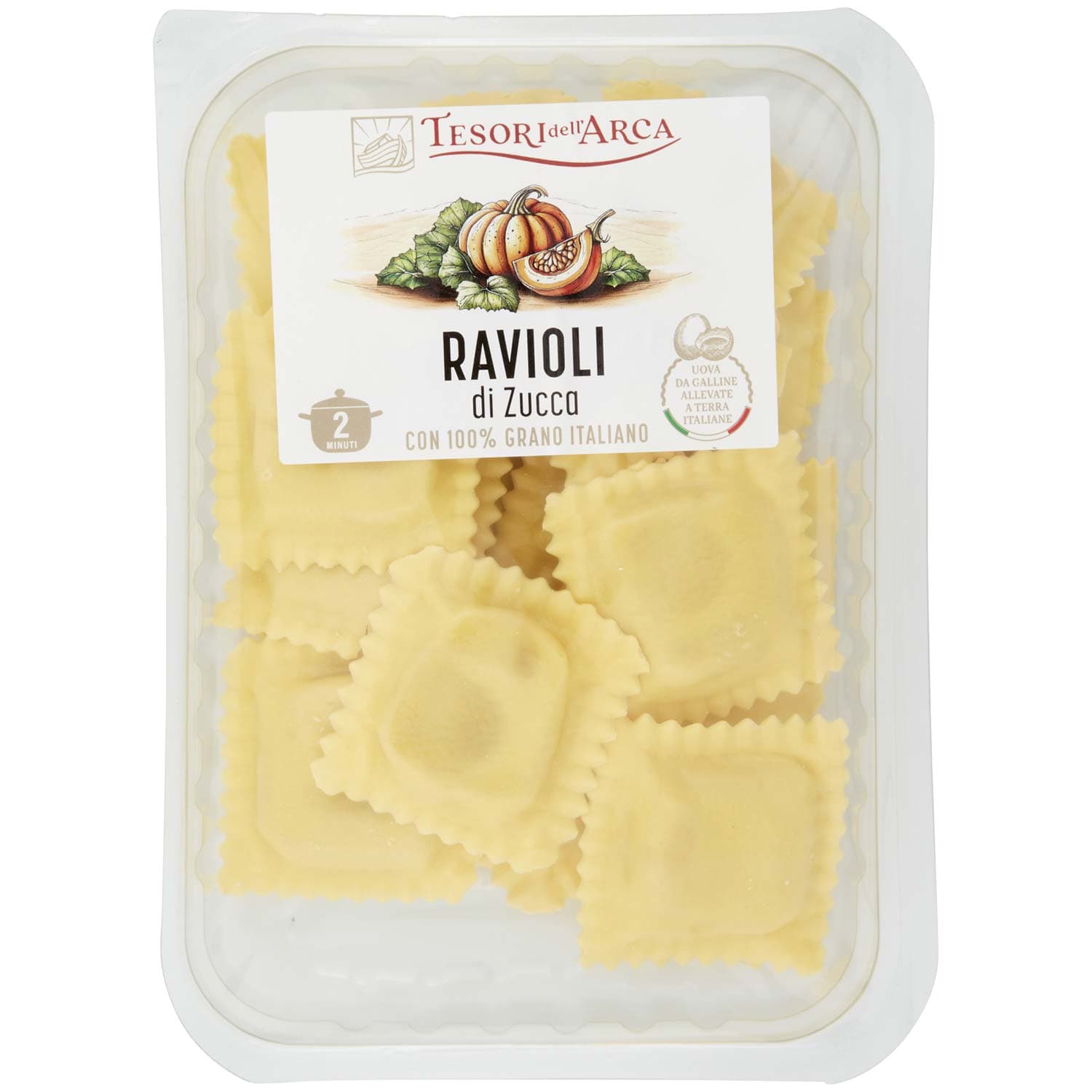 TESORI DELL'ARCA ravioli di Zucca 250 g – immagine 3
