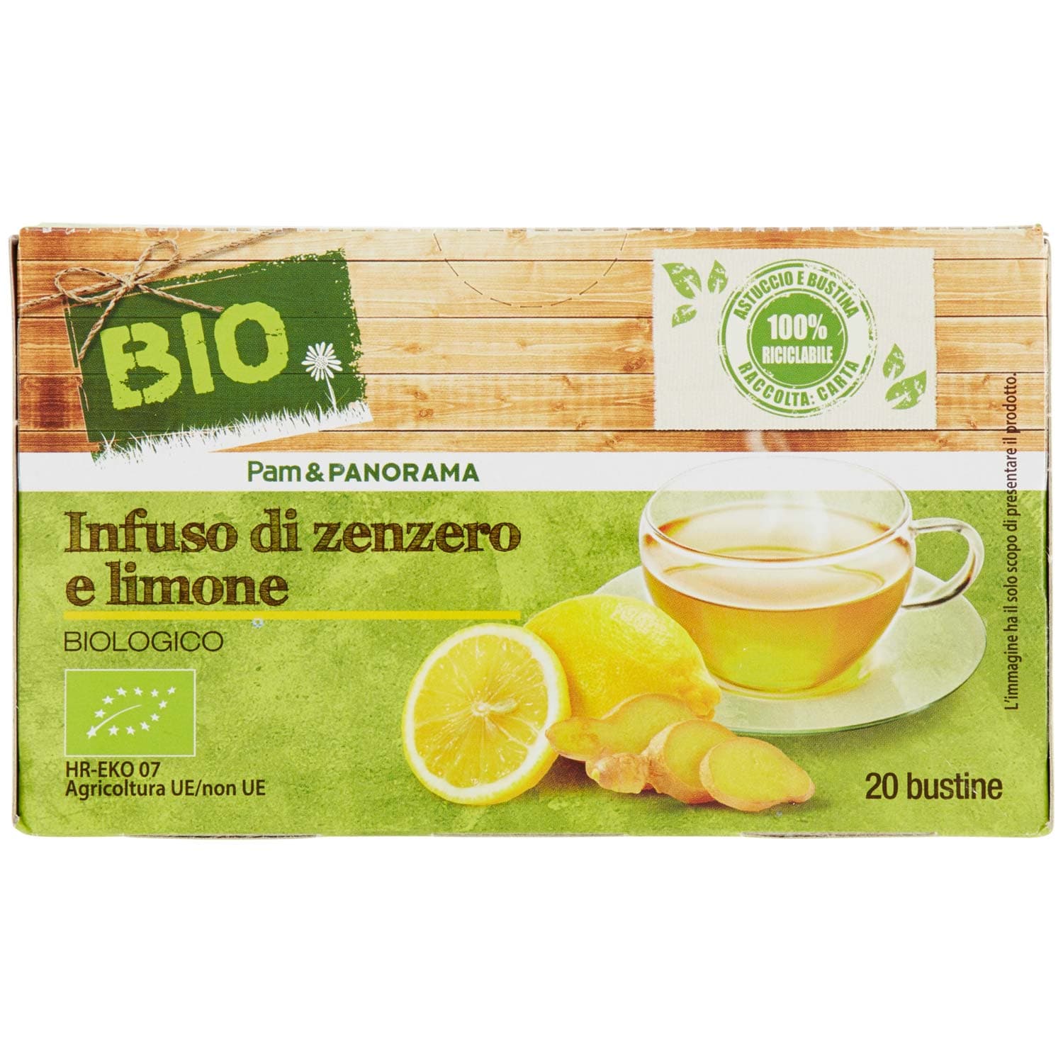 BIO Infuso di zenzero e limone 20 x 1,85 g – immagine 3
