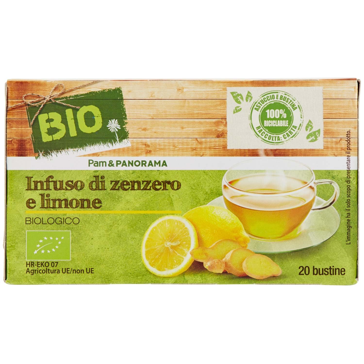 BIO Infuso di zenzero e limone 20 x 1,85 g – immagine 5