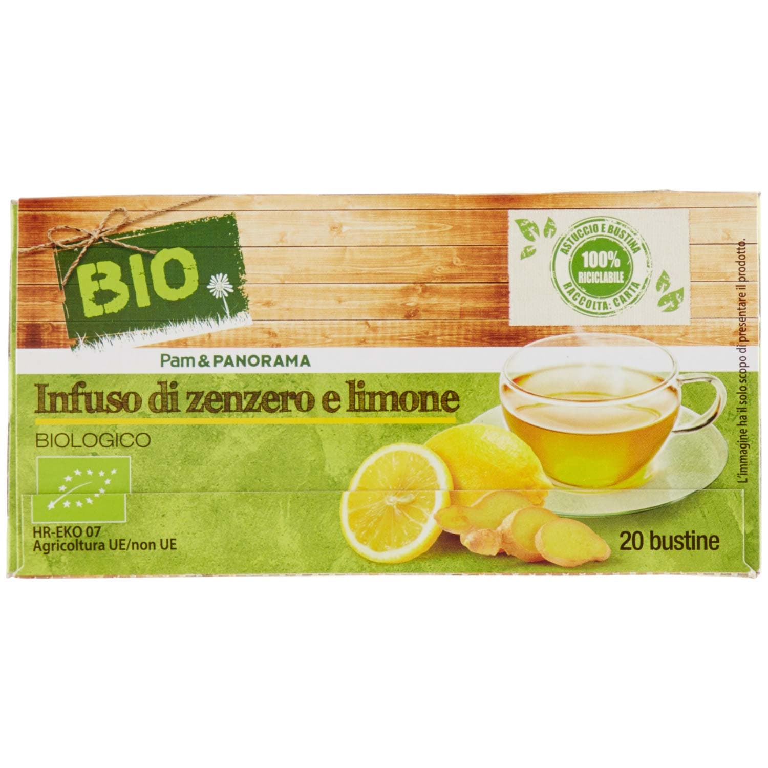 BIO Infuso di zenzero e limone 20 x 1,85 g – immagine 7