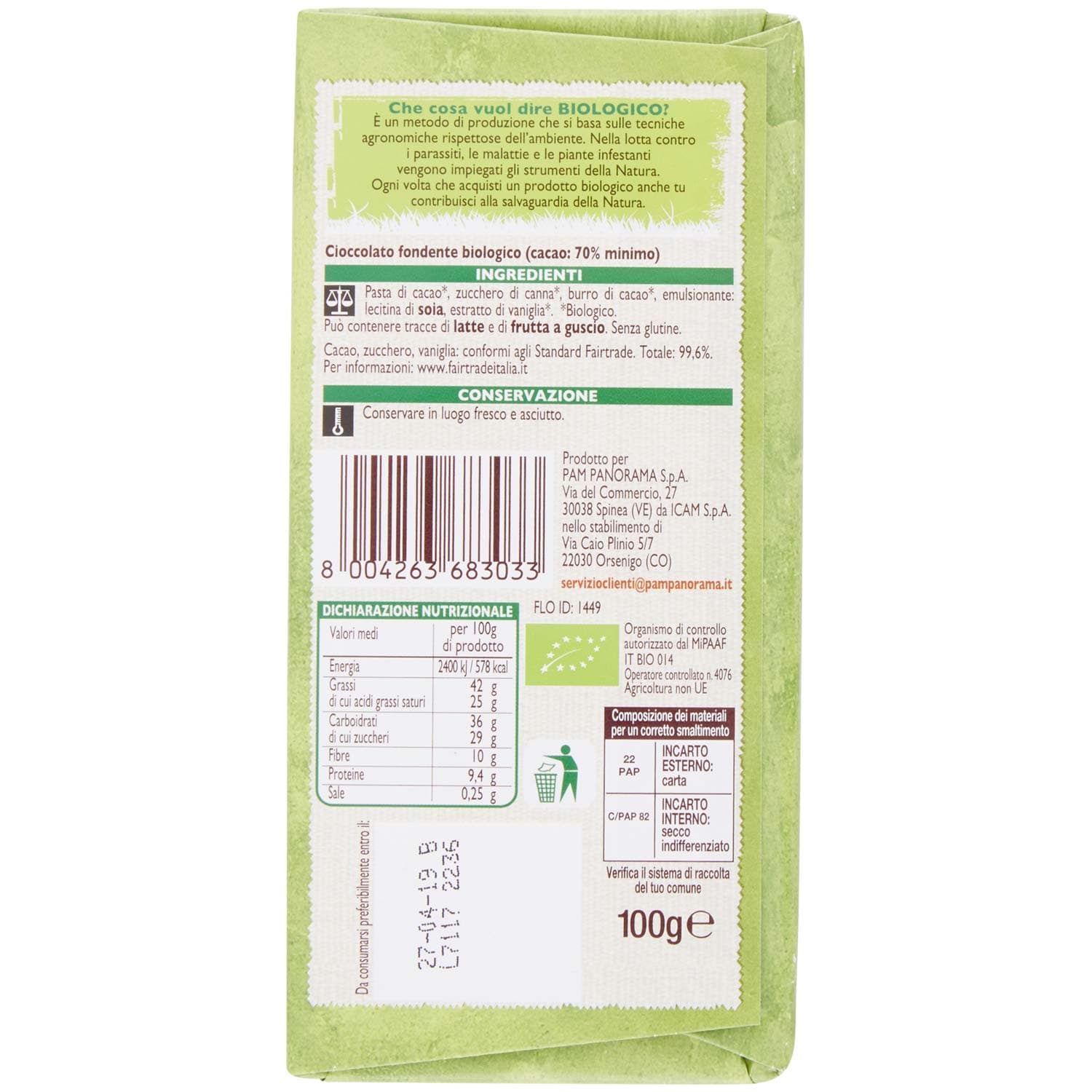 BIO Cioccolato fondente 100 g – immagine 5