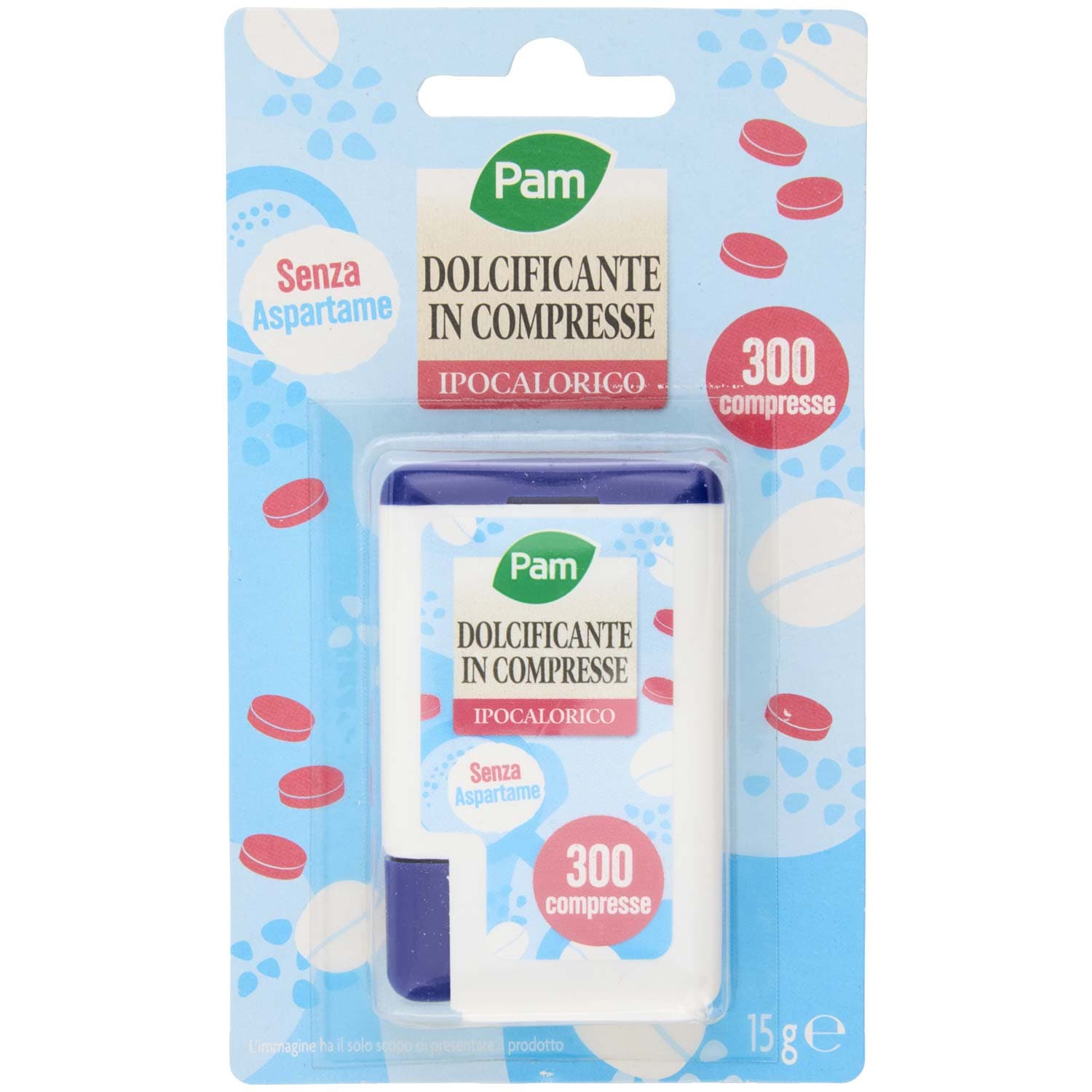 PAM PANORAMA Dolcificante in compresse ipocalorico 15g (50mg x 300) – immagine 3