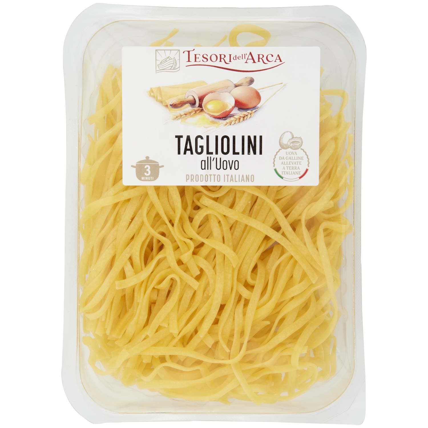 TESORI DELL'ARCA Tagliolini all'Uovo 250 g – immagine 3