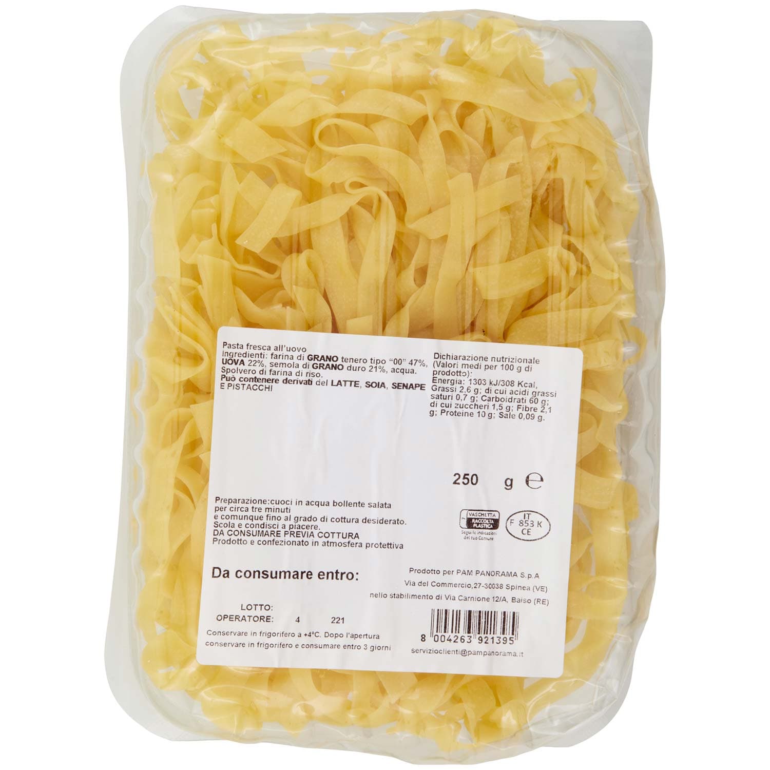 TESORI DELL'ARCA Tagliatelle all'Uovo 250 g – immagine 5