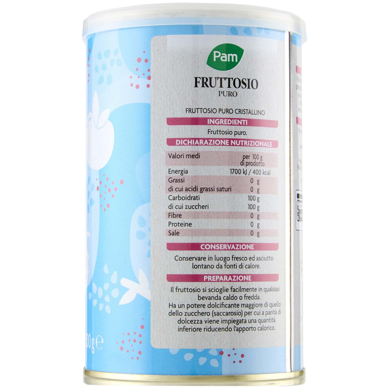 PAM PANORAMA Fruttosio 500 g – immagine 6