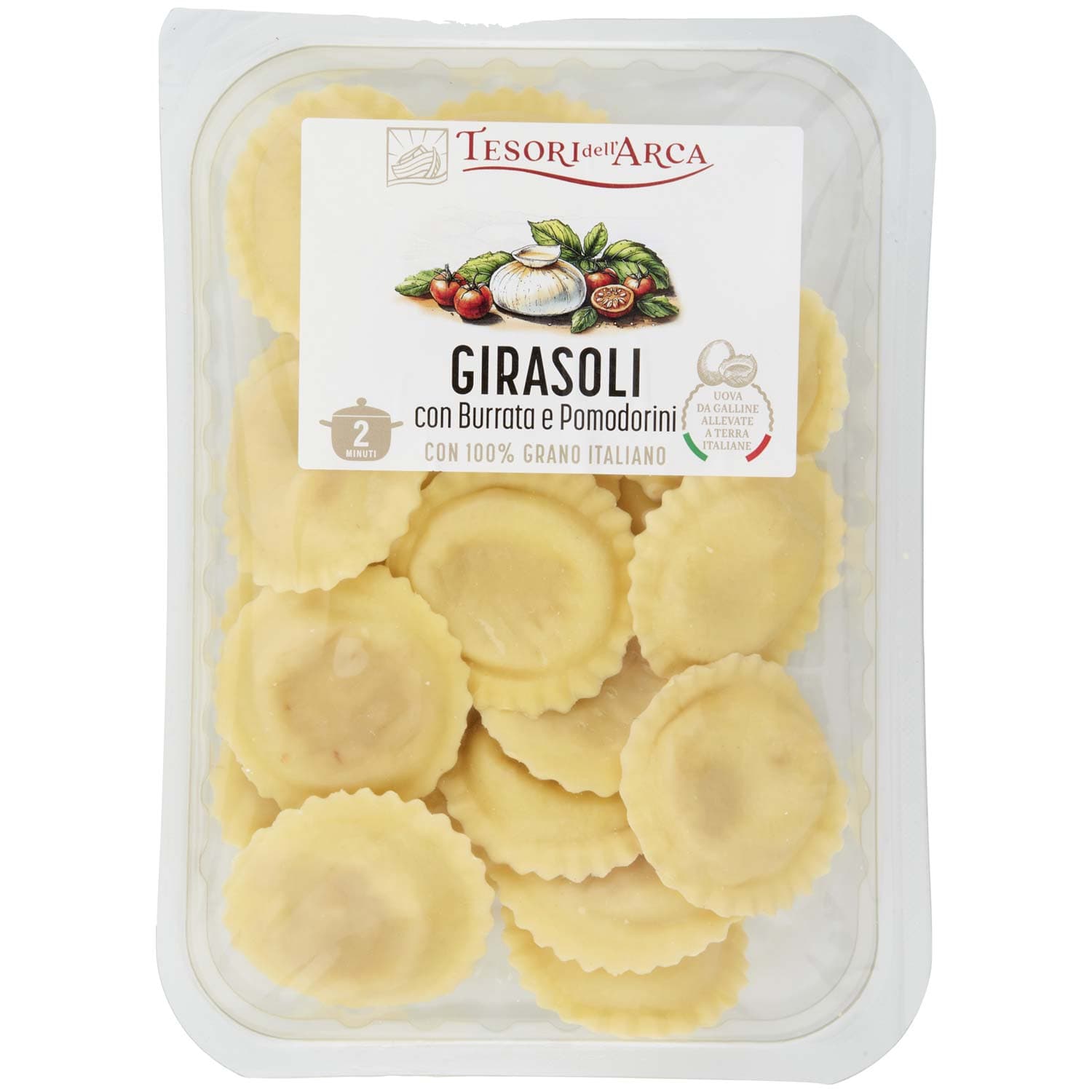 TESORI DELL'ARCA Girasoli con Burrata e Pomodorini 250 g – immagine 3