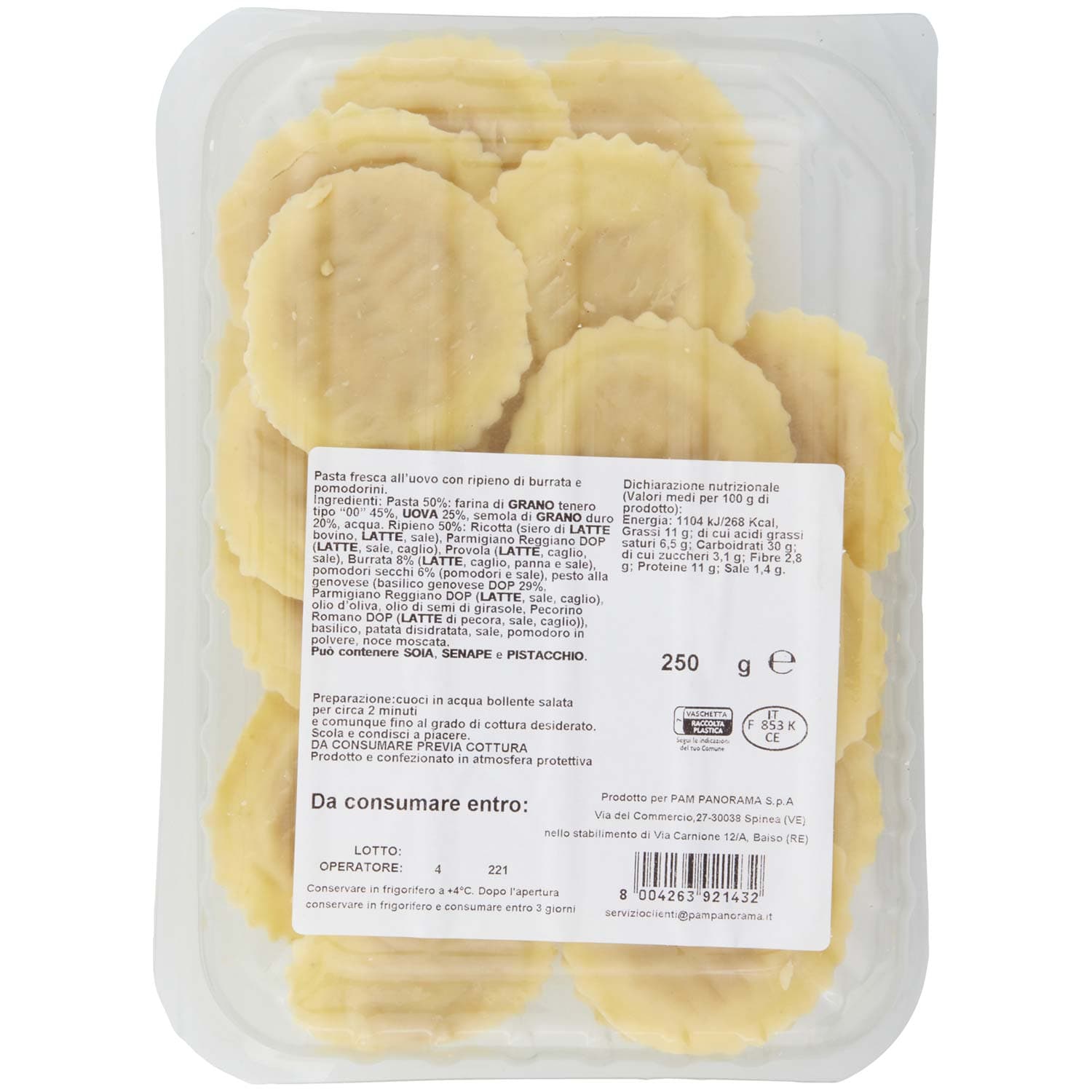 TESORI DELL'ARCA Girasoli con Burrata e Pomodorini 250 g – immagine 5