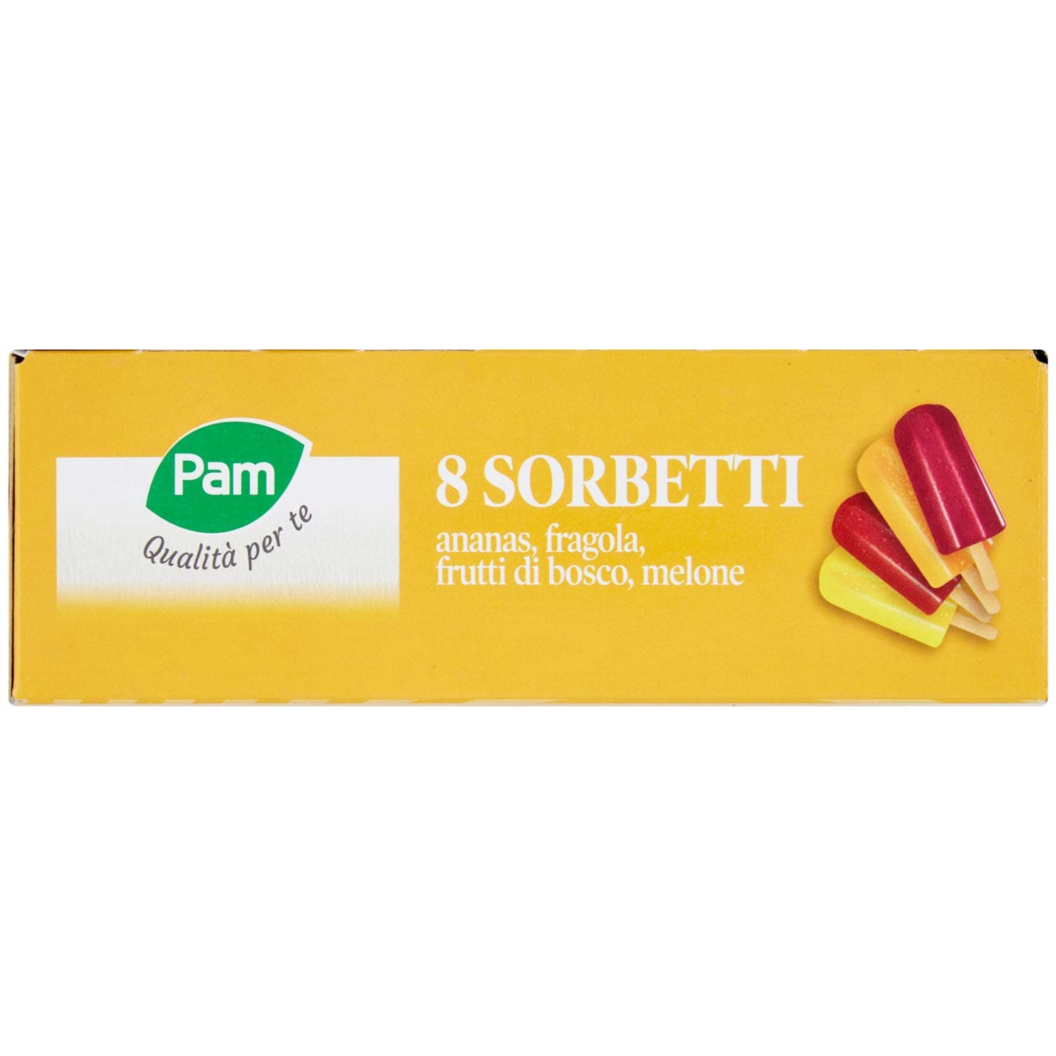 PAM PANORAMA Sorbetti Frutta Frutti di bosco Ananas Fragola Melone 8 x 70 g – immagine 6
