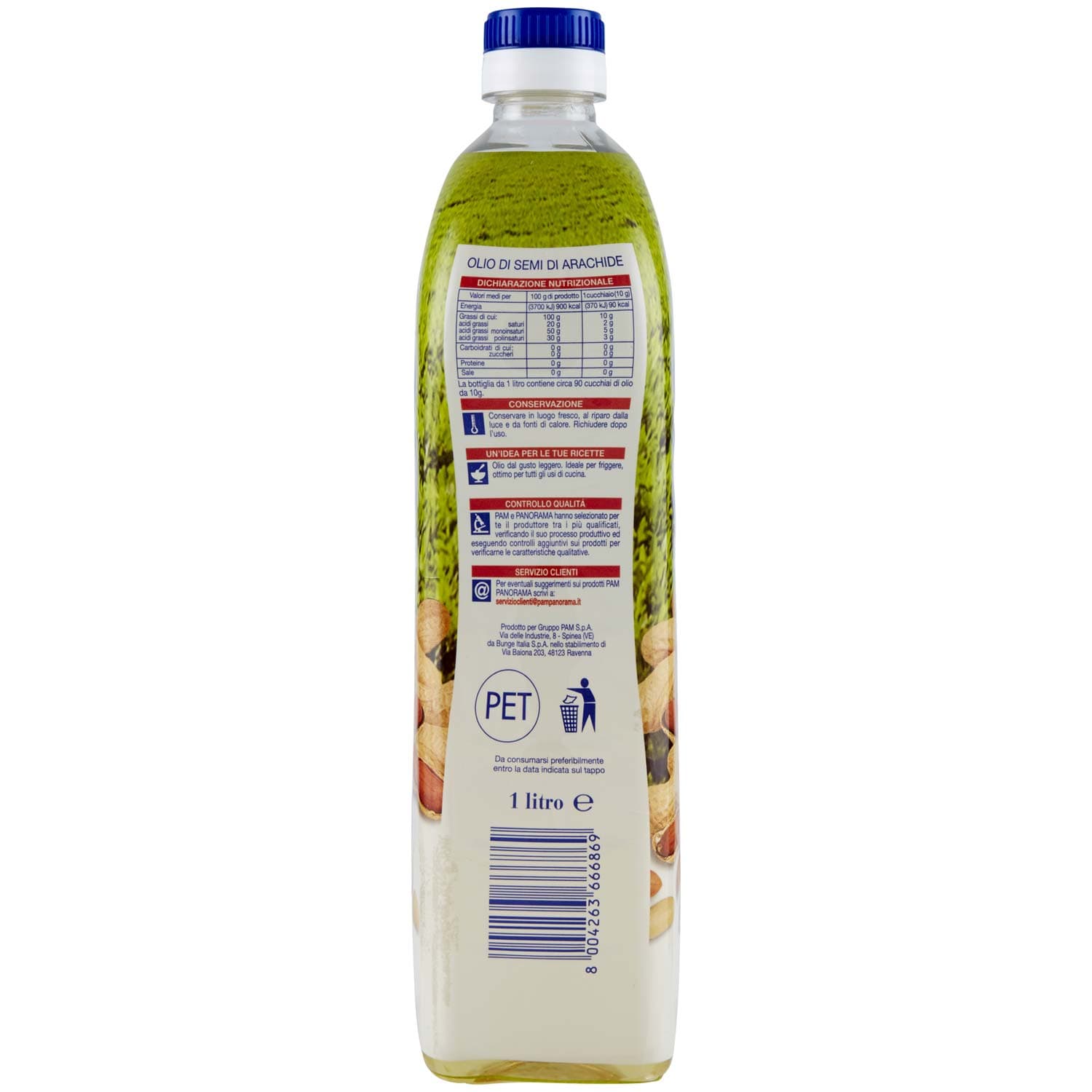 PAM PANORAMA Olio di Semi di Arachide 1 L – immagine 6