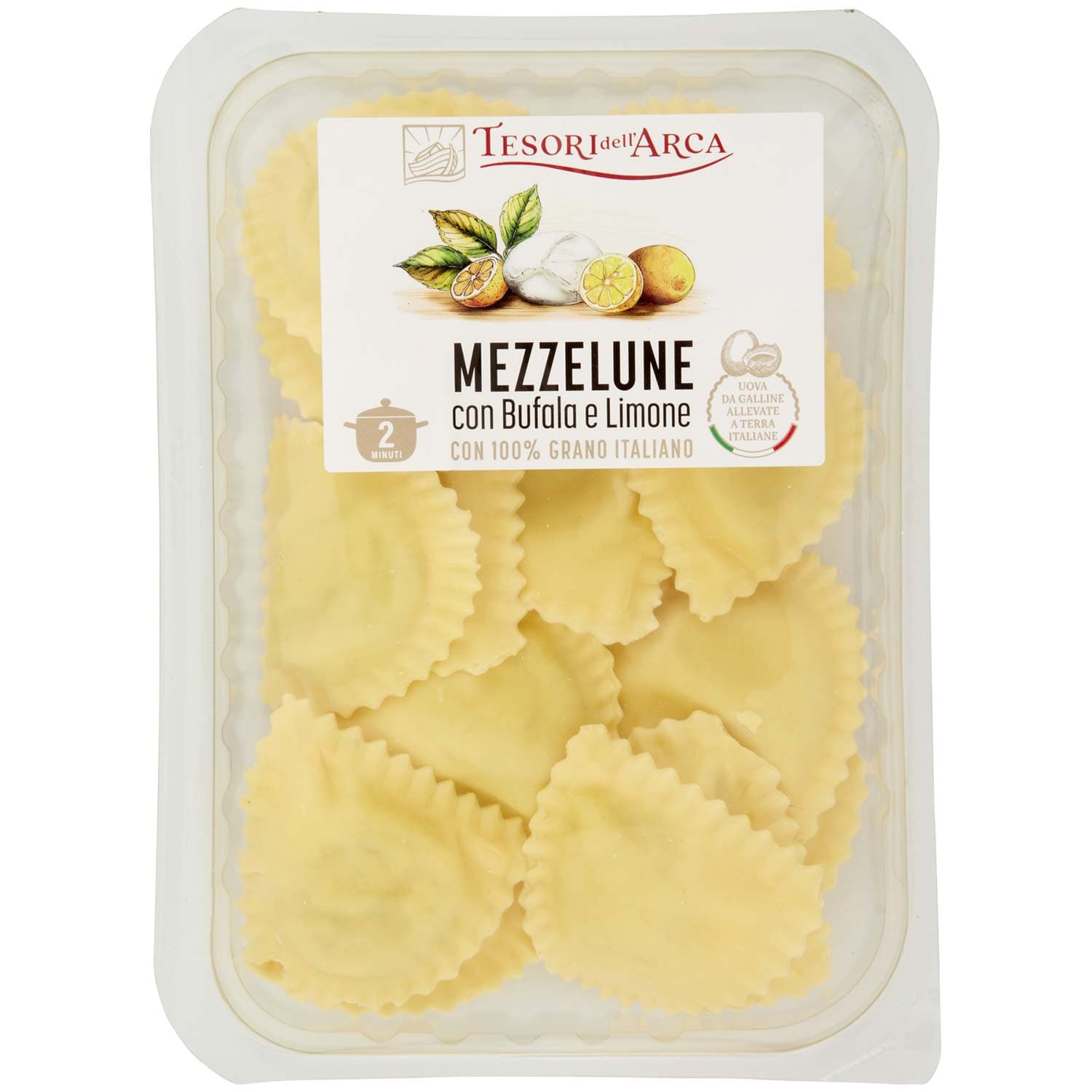 TESORI DELL'ARCA Mezzelune con Bufala e Limone 250 g – immagine 3