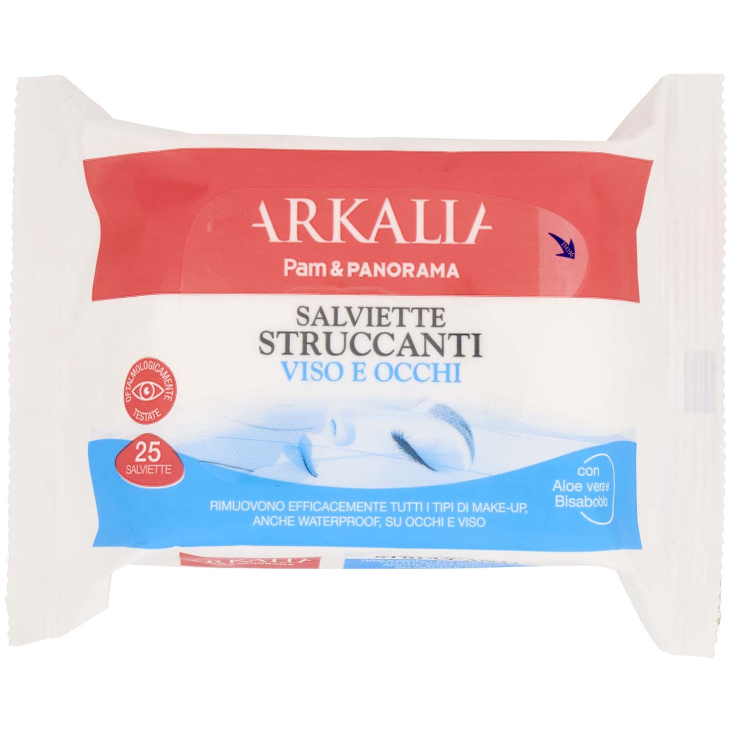 ARKALIA Salviette Struccanti Viso e Occhi 25 pz – immagine 3