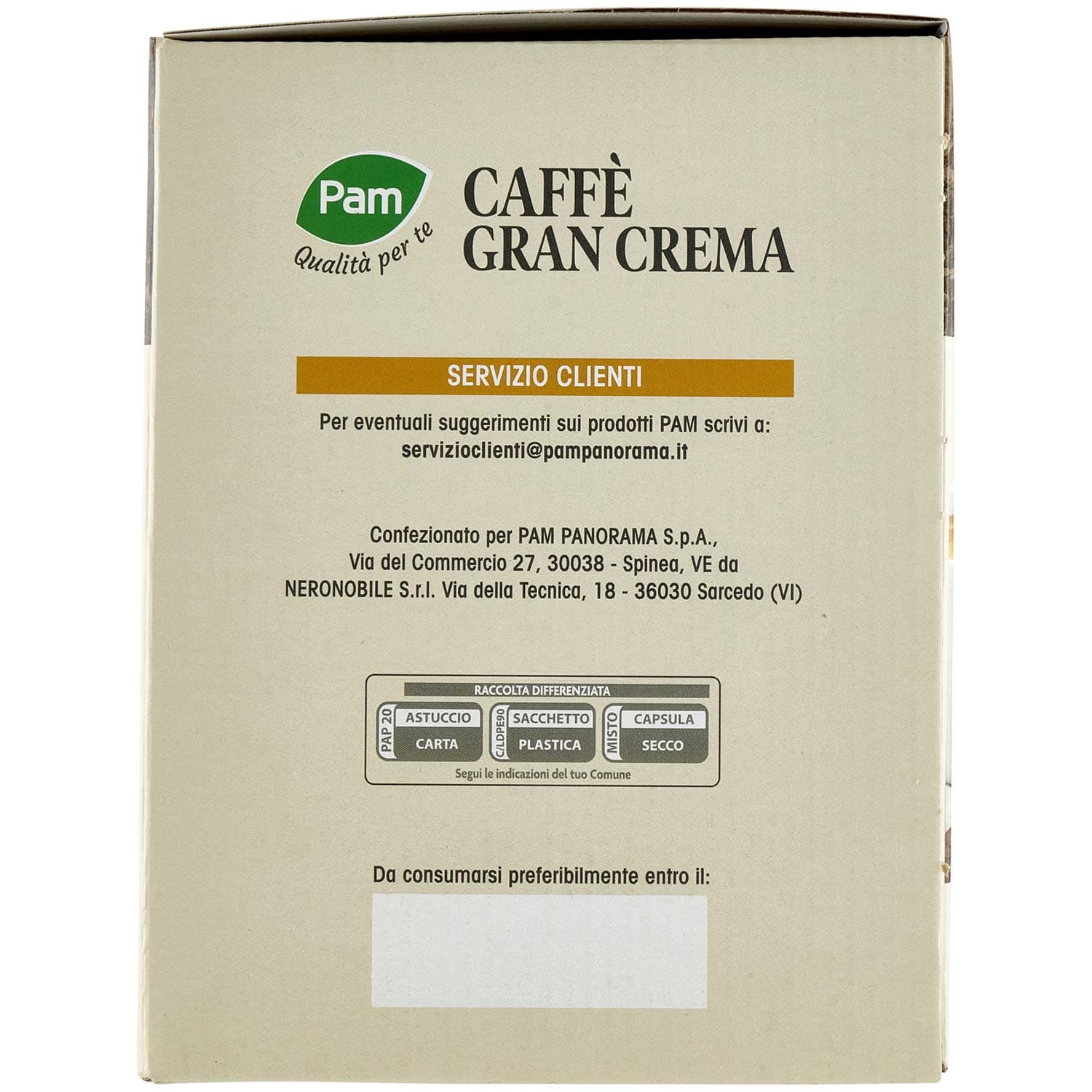 PAM Qualità per te Caffè Gran Aroma 50 capsule compatibili Nescafè* Dolce Gusto* 350g (50x7g) – immagine 6