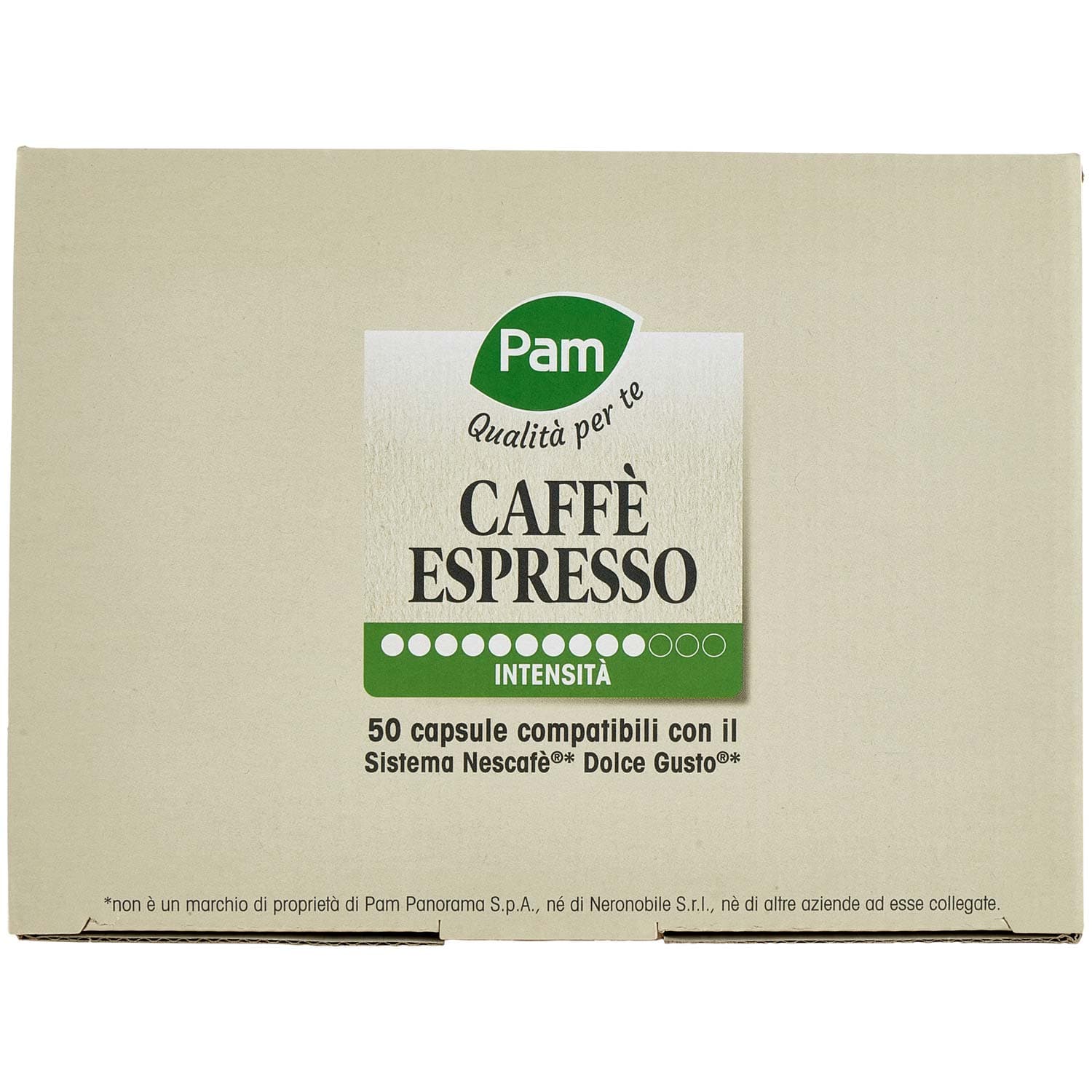 PAM Qualità per te Caffè Espresso 50 capsule compatibili Nescafè* Dolce Gusto* 350g (10x7g) – immagine 7