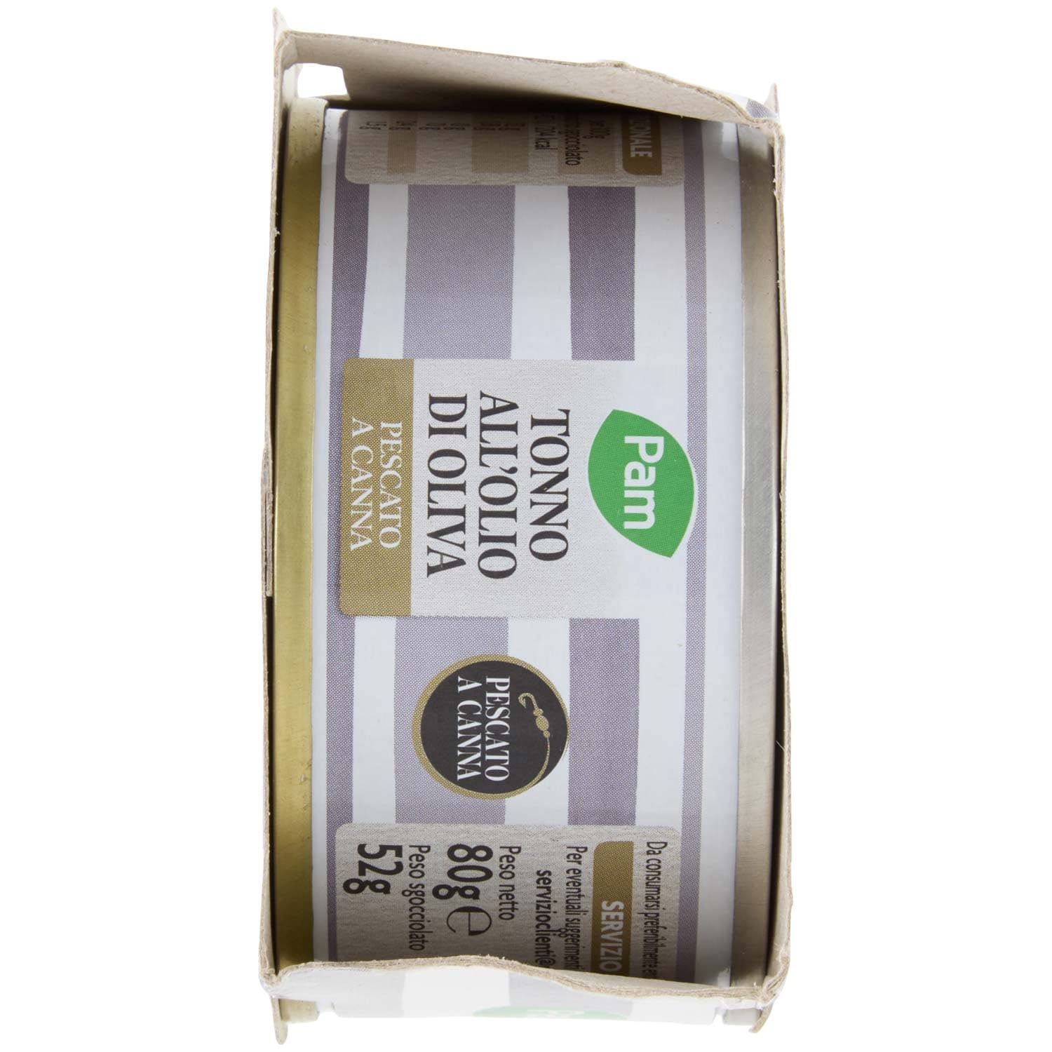 PAM Tonno all'Olio di Oliva Pescato a Canna 3 x 80 g – immagine 4