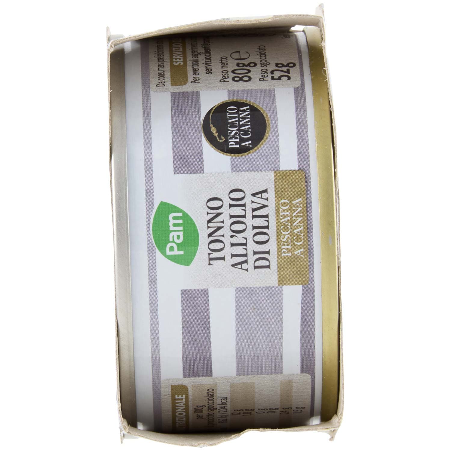 PAM Tonno all'Olio di Oliva Pescato a Canna 3 x 80 g – immagine 6