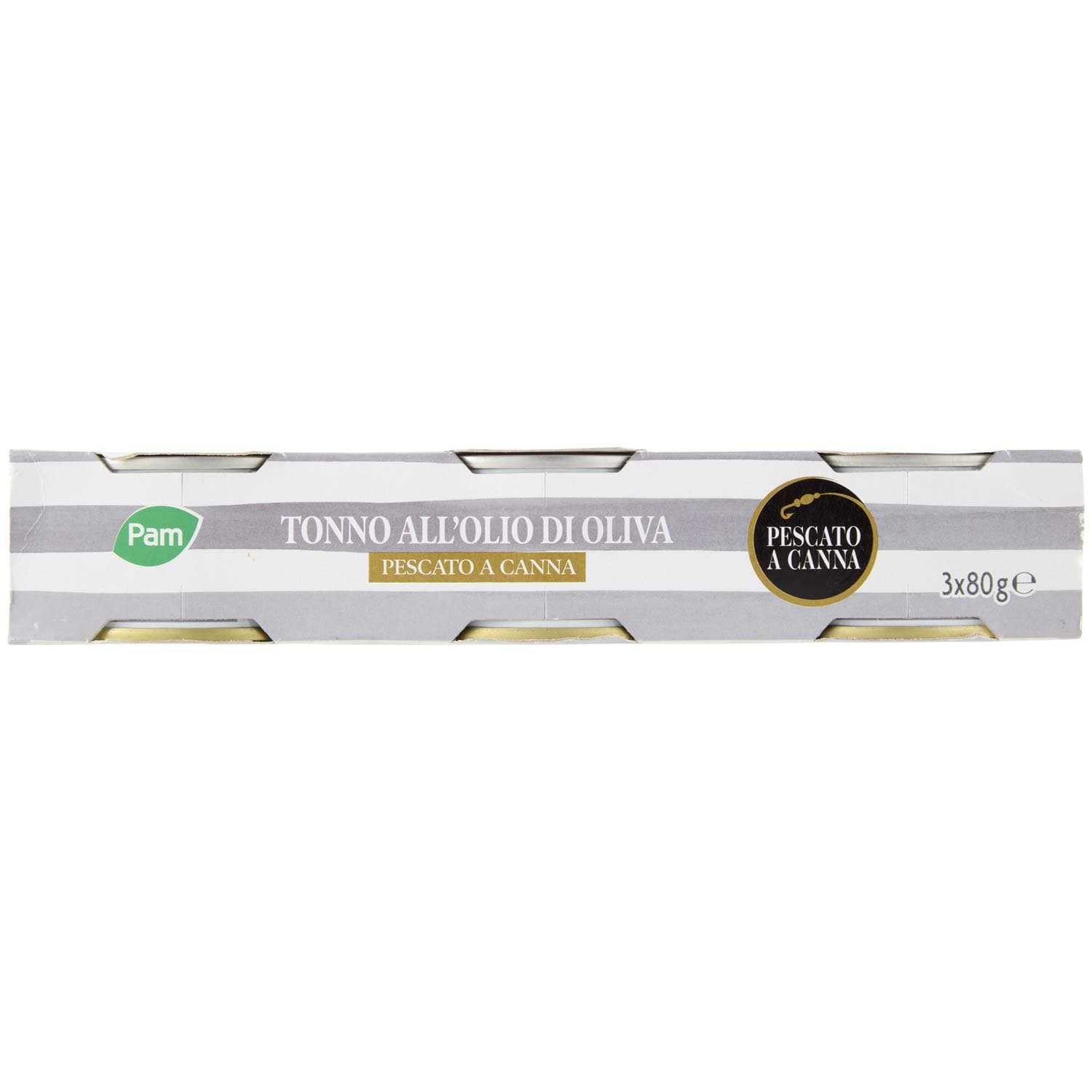 PAM Tonno all'Olio di Oliva Pescato a Canna 3 x 80 g – immagine 8