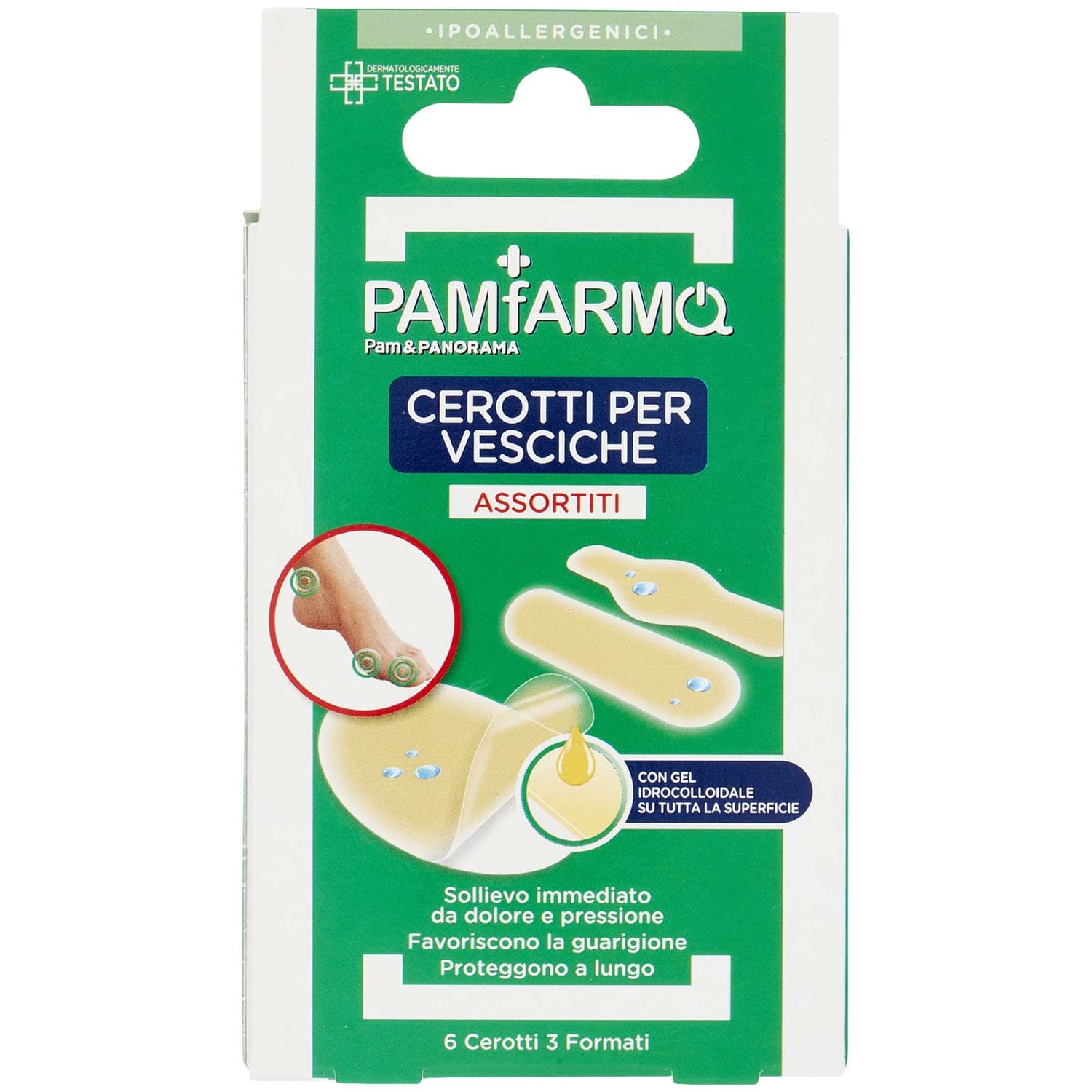 PAMFARMA Cerotti per Vesciche Assortiti 3 Formati 6 pz – immagine 3