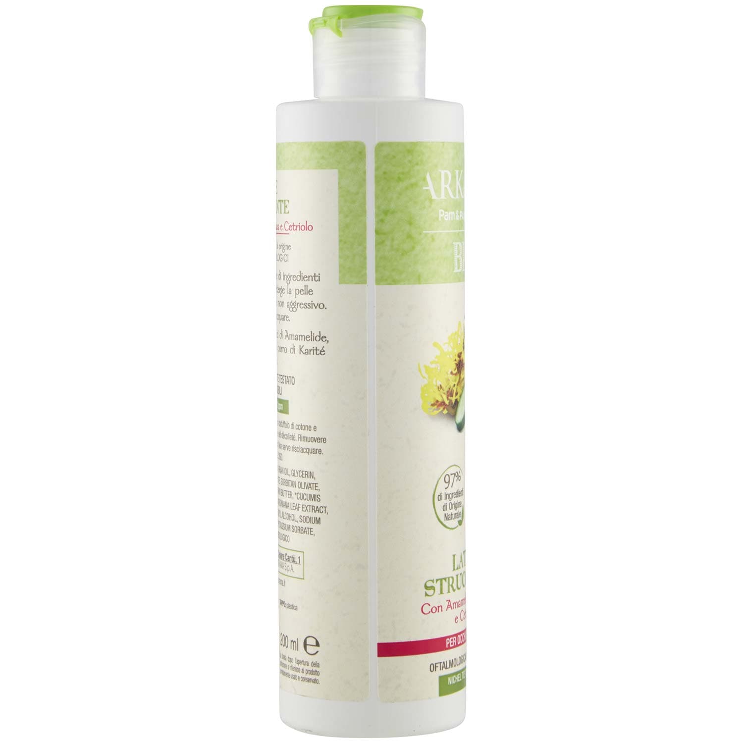 ARKALIA BIO Latte Struccante con Amamelide, Bardana e Cetriolo 200 ml – immagine 4