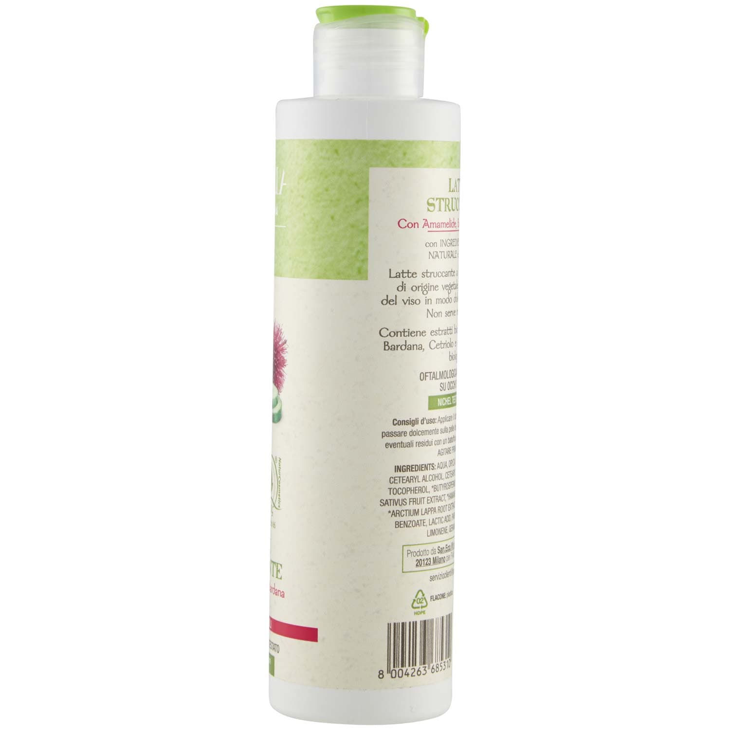 ARKALIA BIO Latte Struccante con Amamelide, Bardana e Cetriolo 200 ml – immagine 6