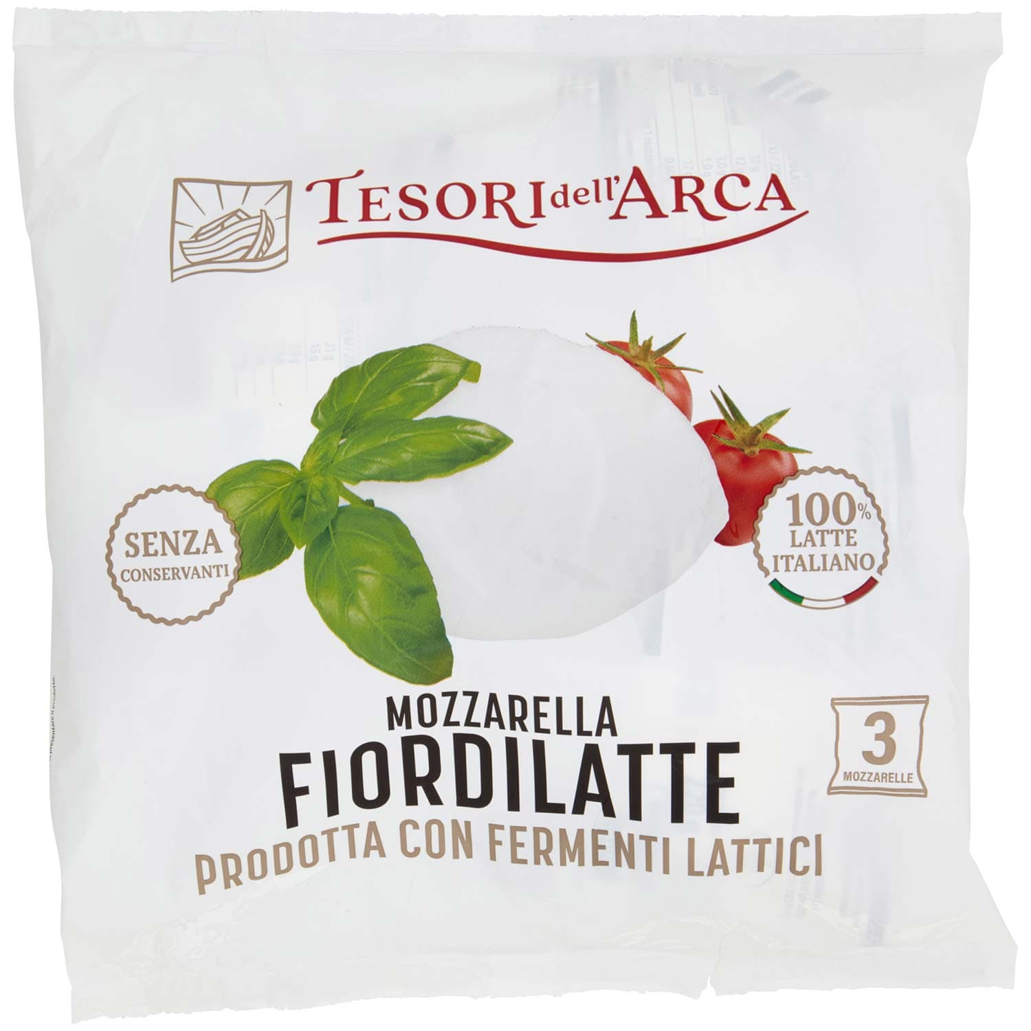 TESORI DELL'ARCA Mozzarella Fiordilatte 3 x 125 g – immagine 3