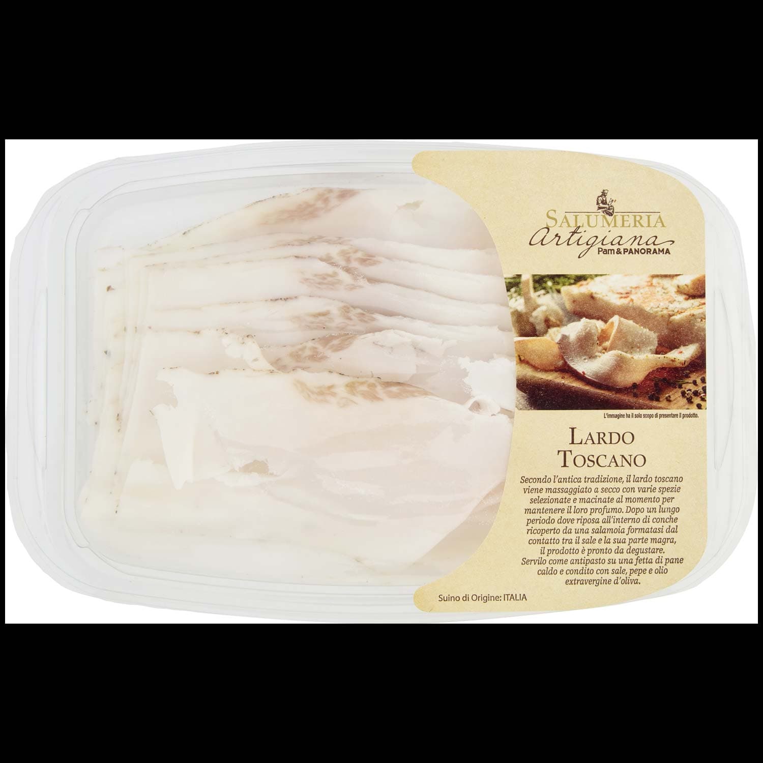 SALUMERIA ARTIGIANA Lardo Toscano 80 g – immagine 3