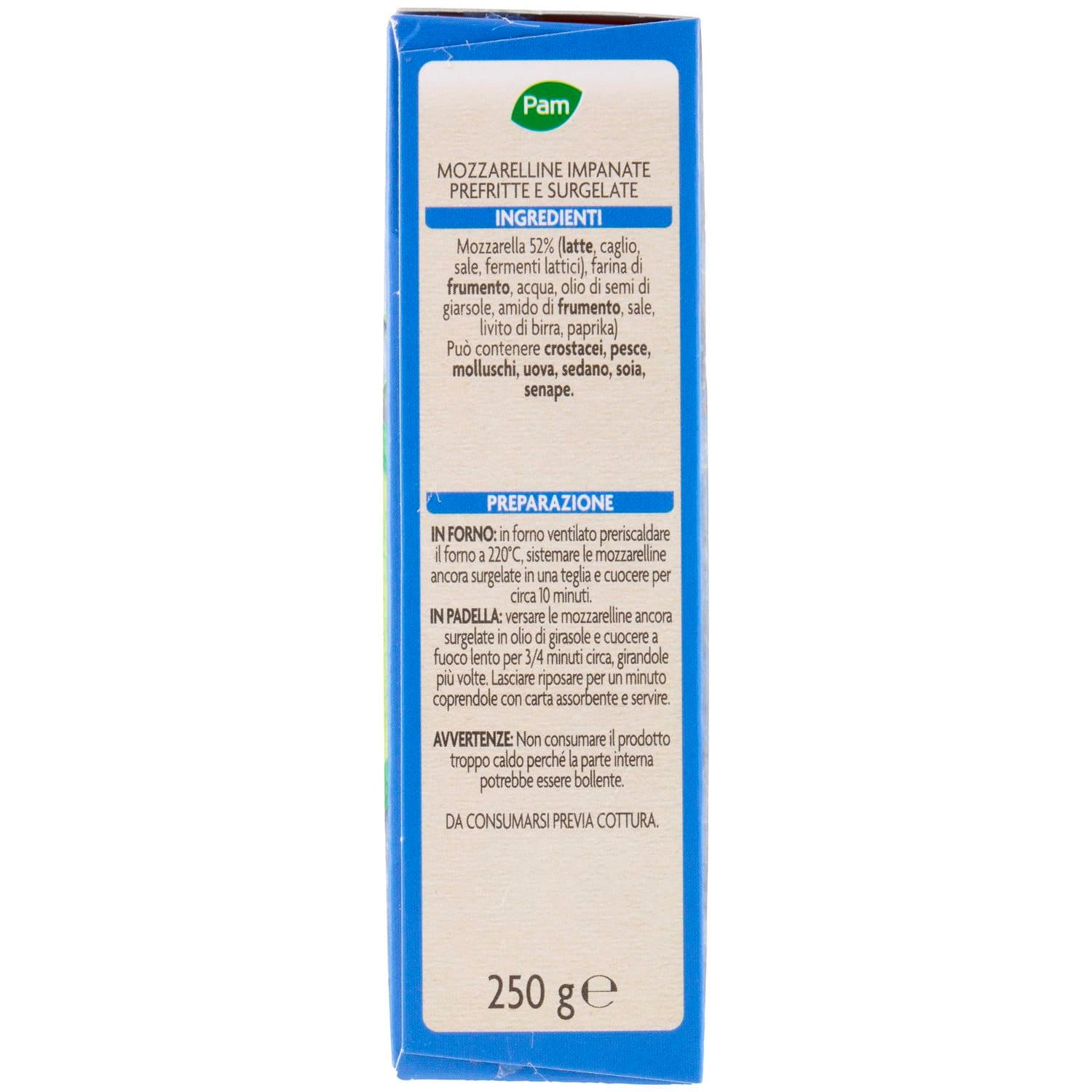 PAM PANORAMA Mozzarelline Panate surgelate 250 g – immagine 4