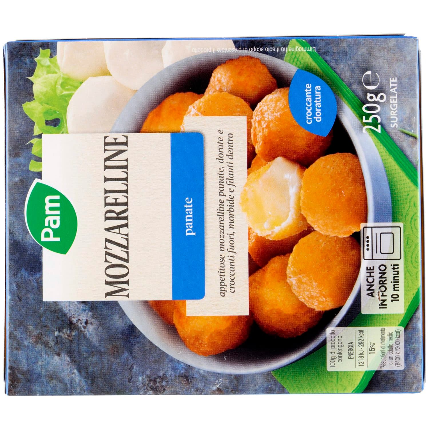 PAM PANORAMA Mozzarelline Panate surgelate 250 g – immagine 5