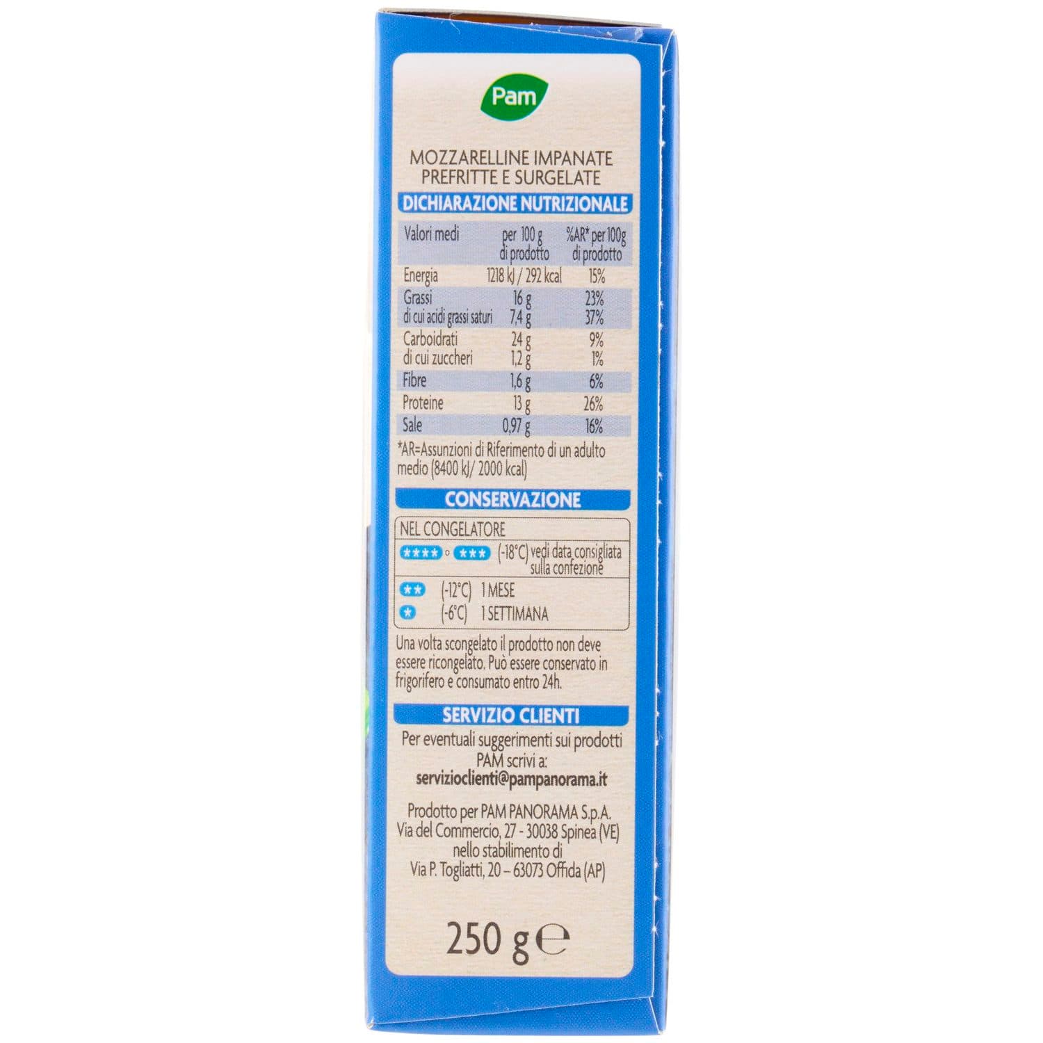 PAM PANORAMA Mozzarelline Panate surgelate 250 g – immagine 6