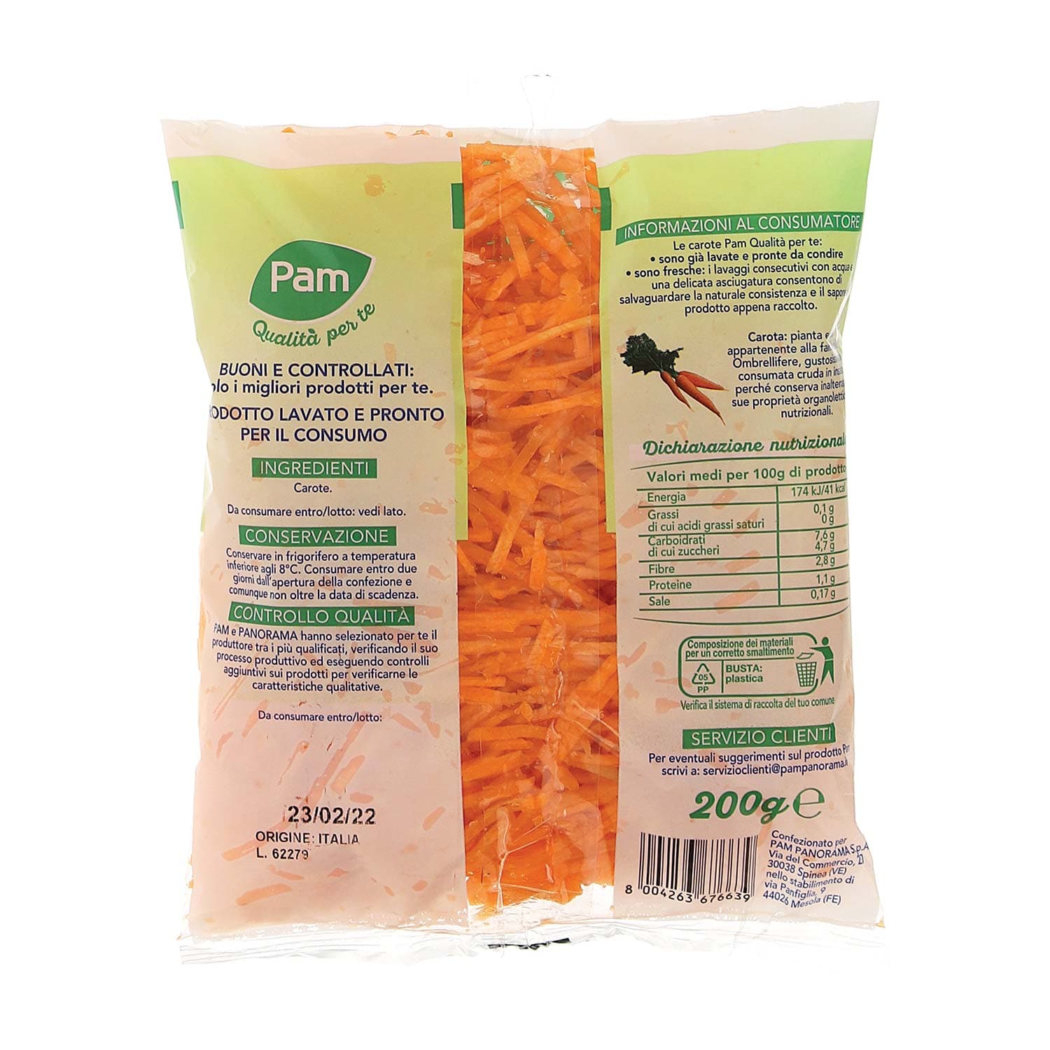 PAM Carotine Julienne 200 g – immagine 4