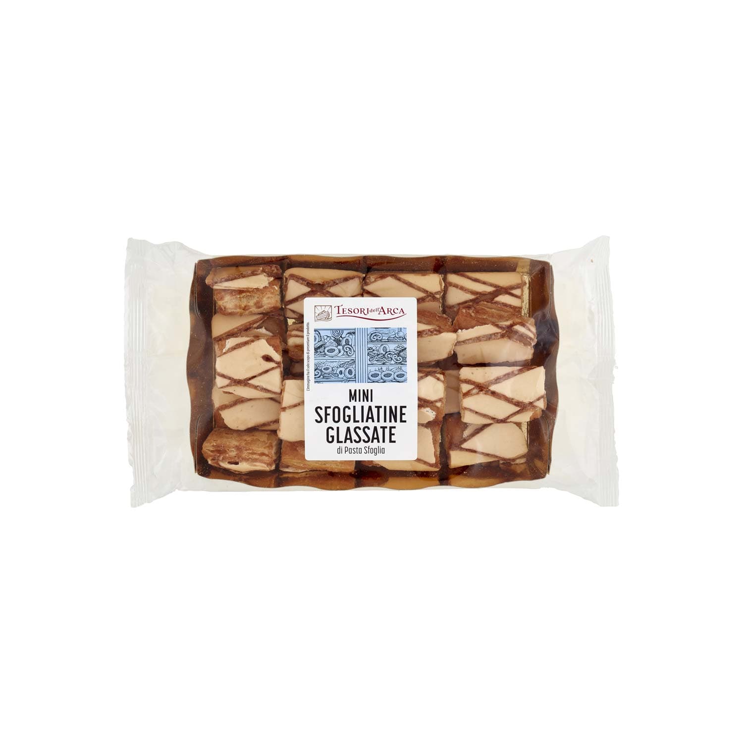 TESORI DELL'ARCA Mini Sfogliatine Glassate di Pasta Sfoglia 150 g – immagine 3