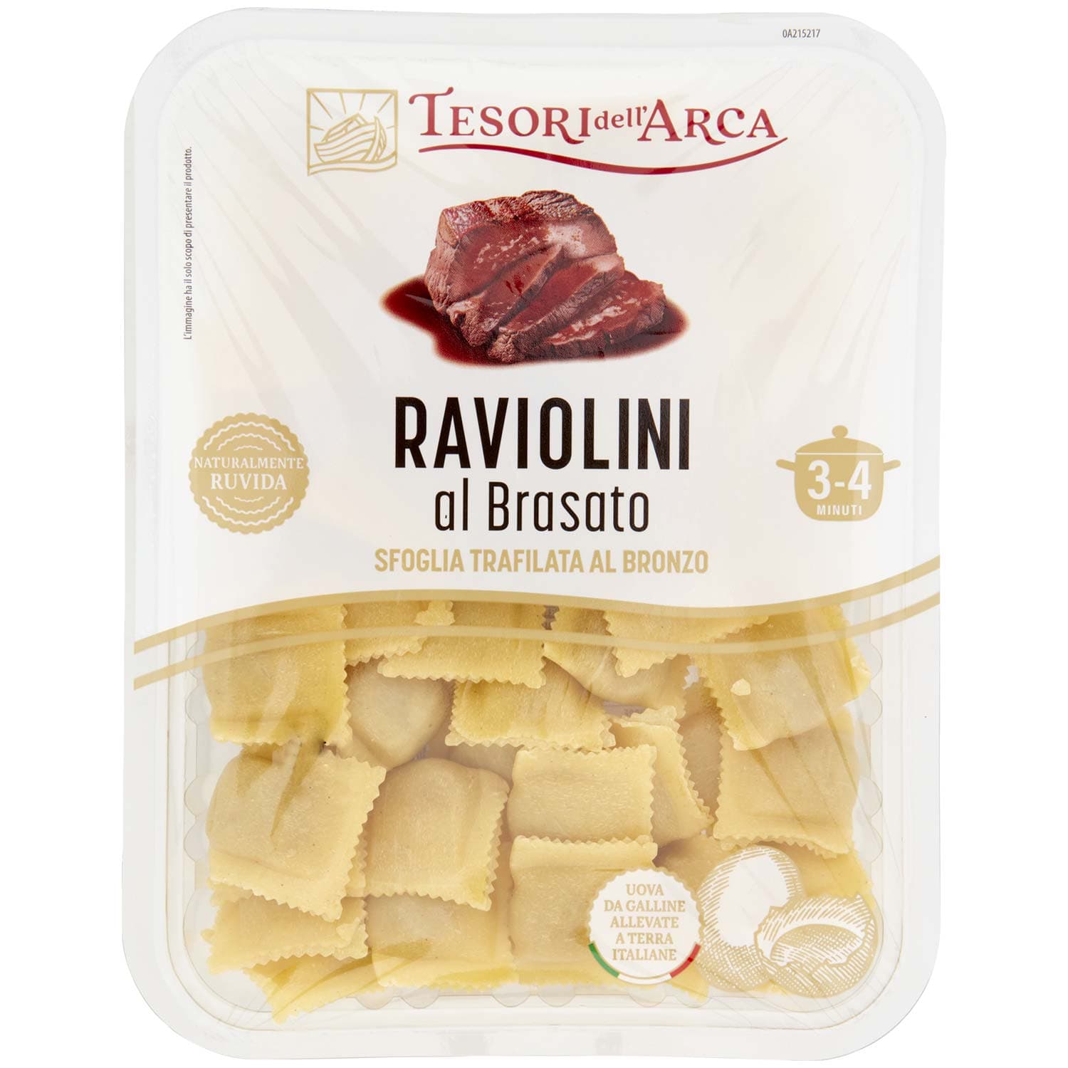 TESORI DELL'ARCA Raviolini al Brasato 250 g – immagine 3