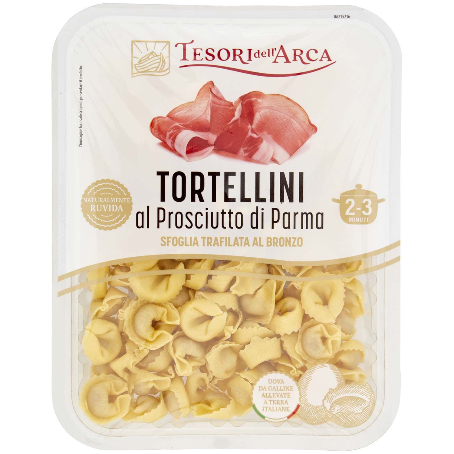 TESORI DELL'ARCA Tortellini al Prosciutto di Parma 250 g – immagine 3