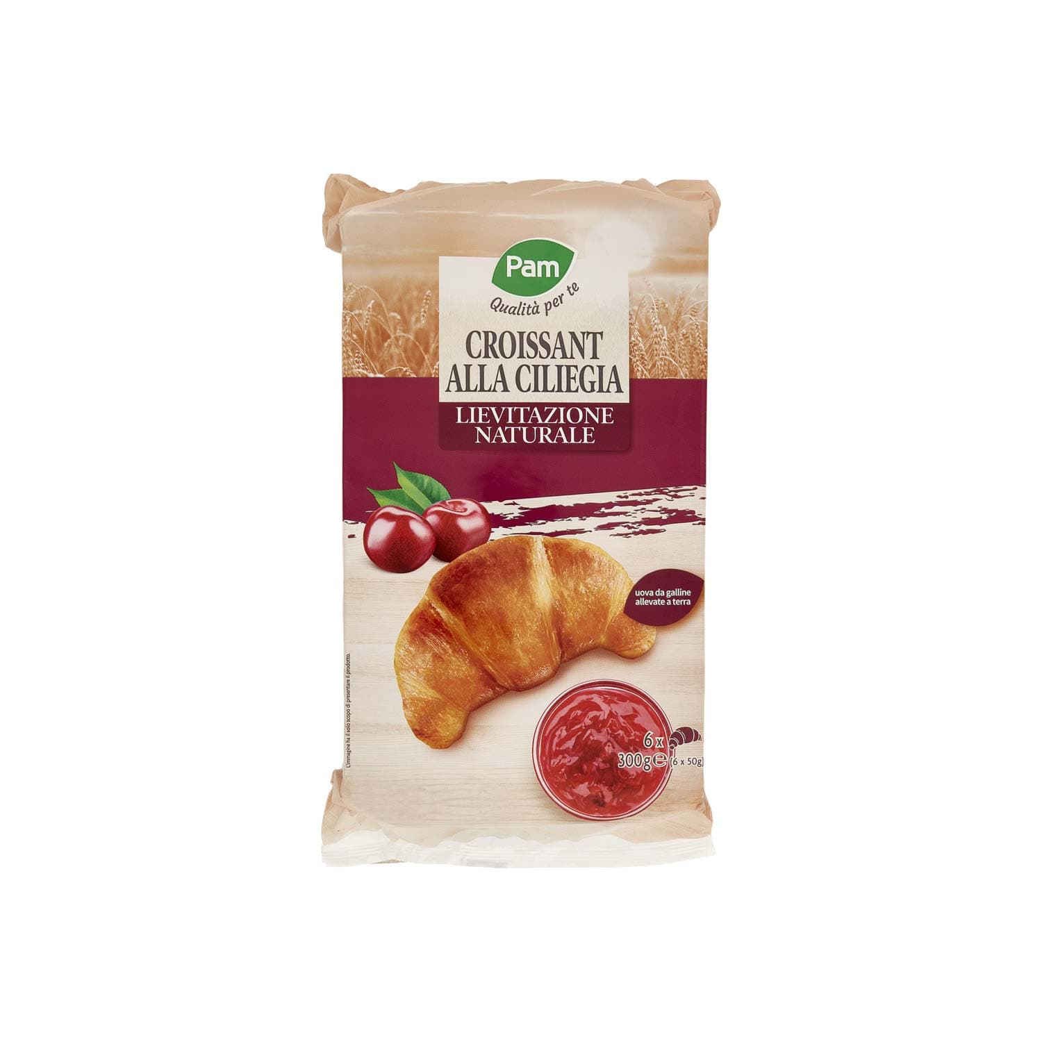 PAM Qualità per te Croissant alla Ciliegia 6 x 50 g – immagine 3