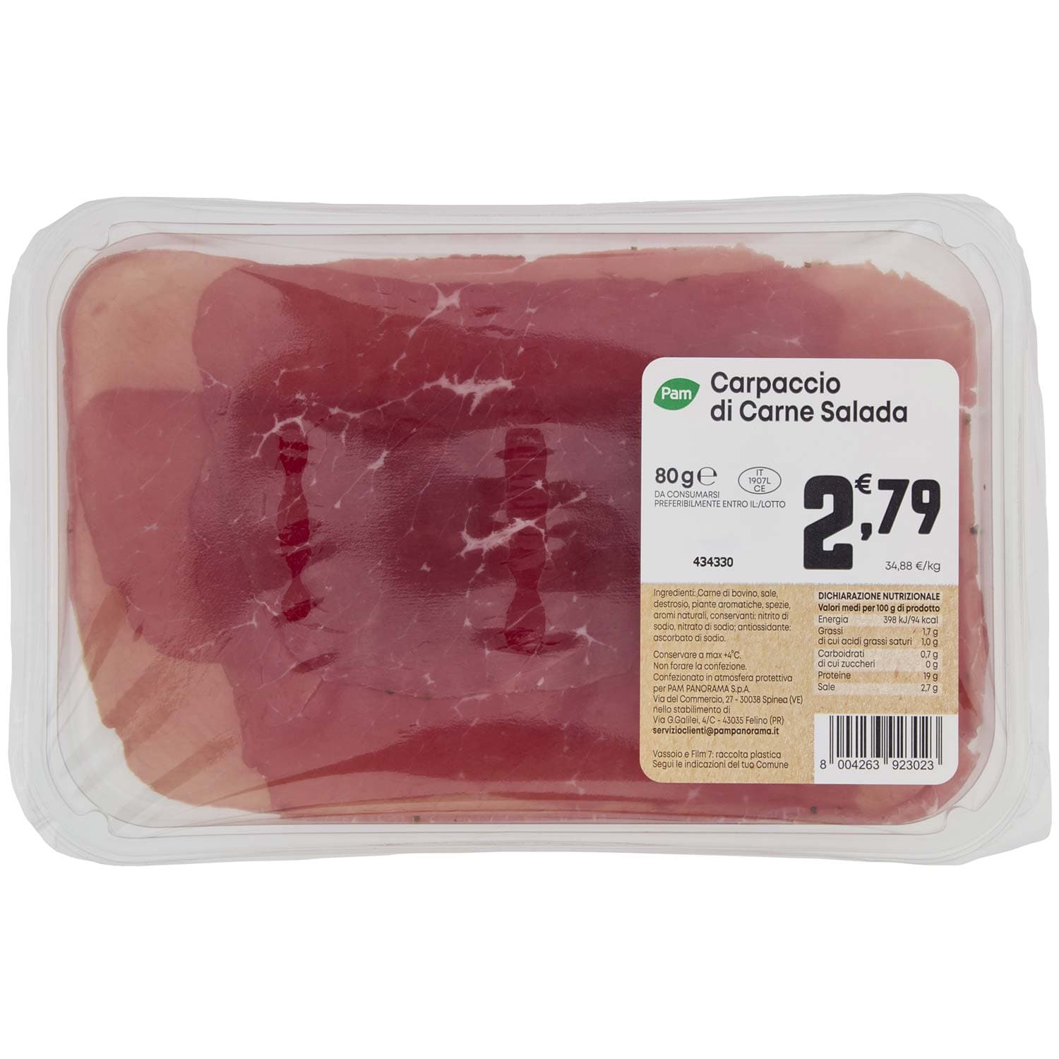 PAM Carpaccio di Carne Salada 80 g – immagine 3