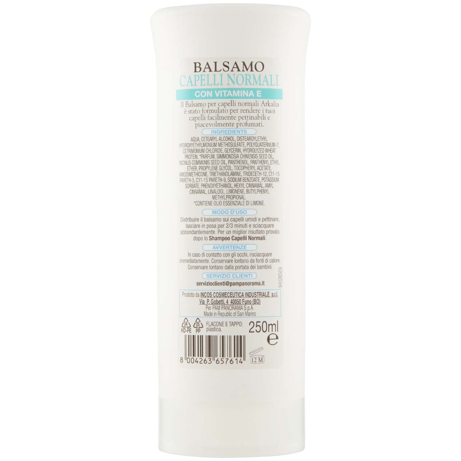ARKALIA Balsamo Capelli Normali 250 ml – immagine 5