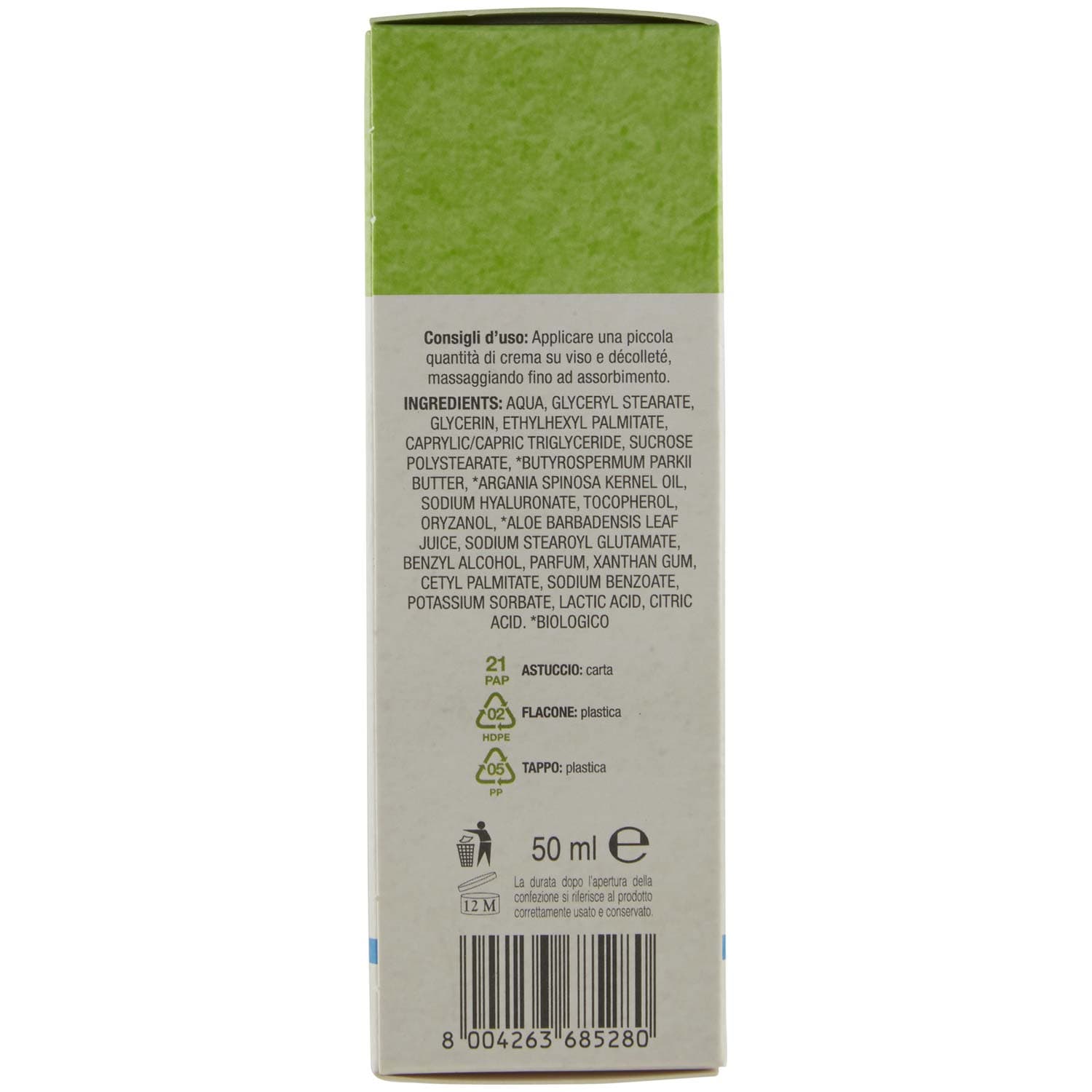 ARKALIA BIO Crema Viso Giorno con succo di Aloe 50 ml – immagine 4