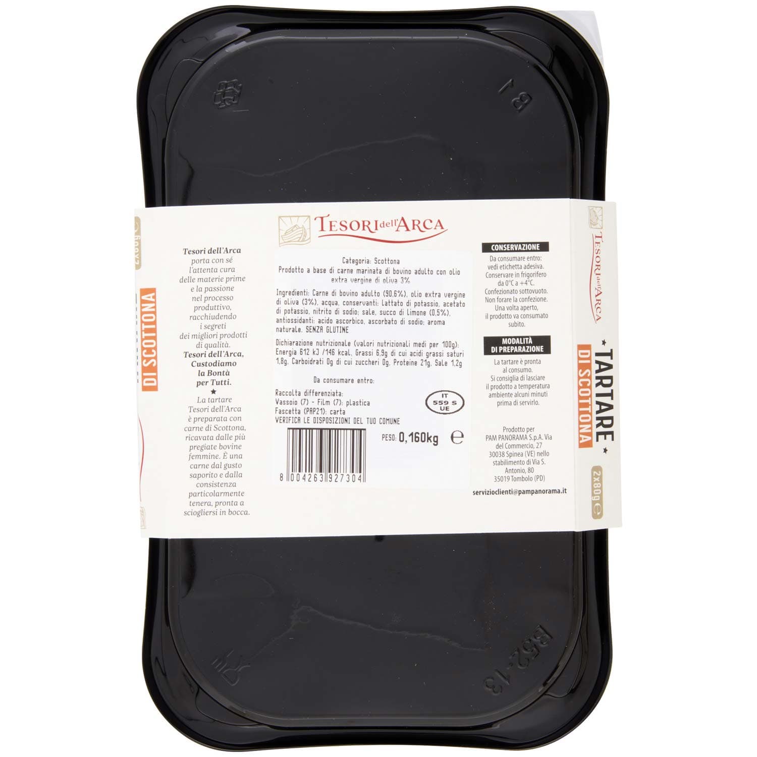 TESORI DELL'ARCA Tartare di Scottona 2 x 80 g – immagine 5