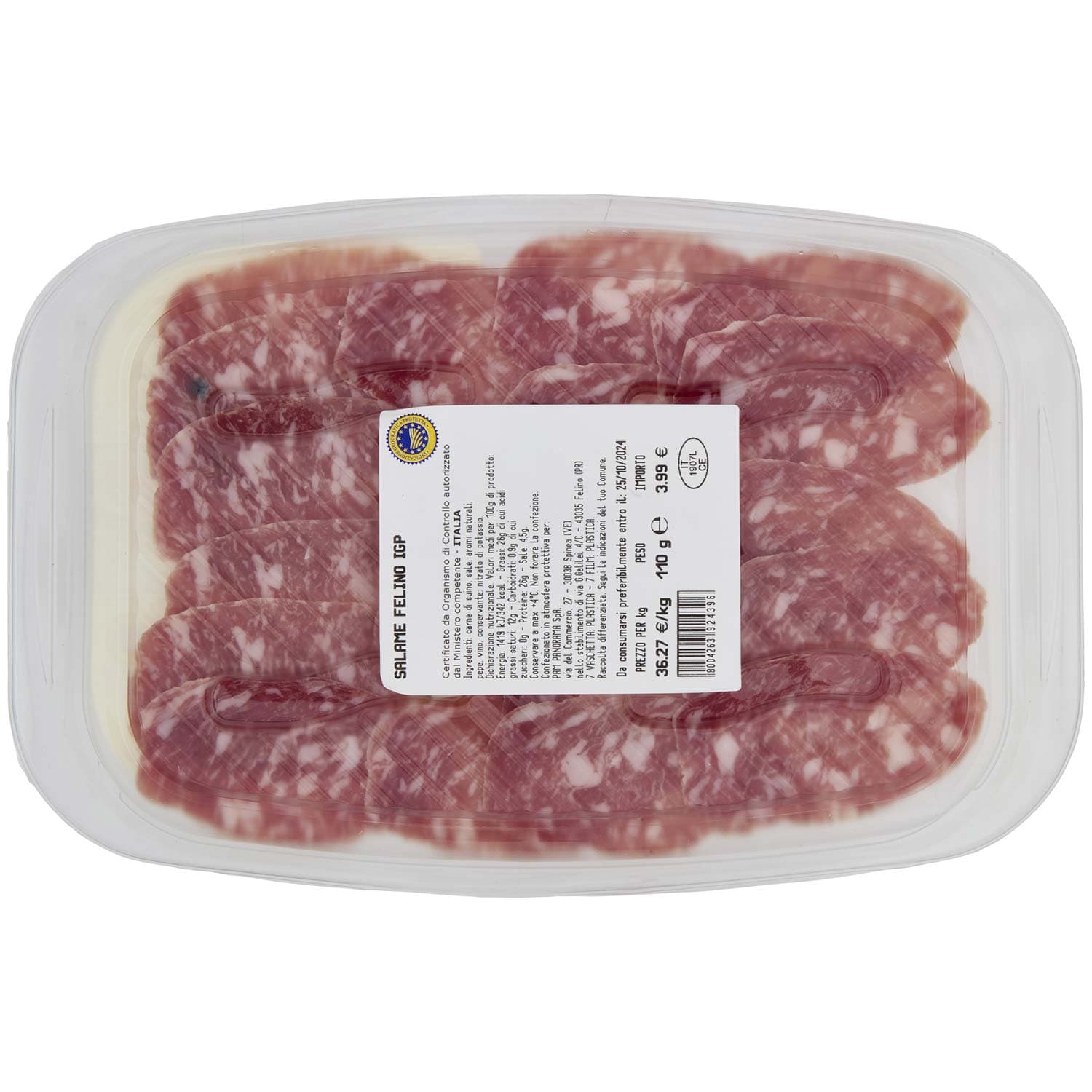 SALUMERIA ARTIGIANA Salame Felino IGP 110 g – immagine 5