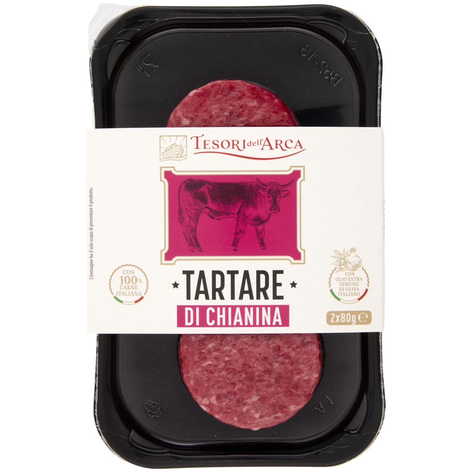 TESORI DELL'ARCA Tartare di Chianina 2 x 80 g – immagine 3