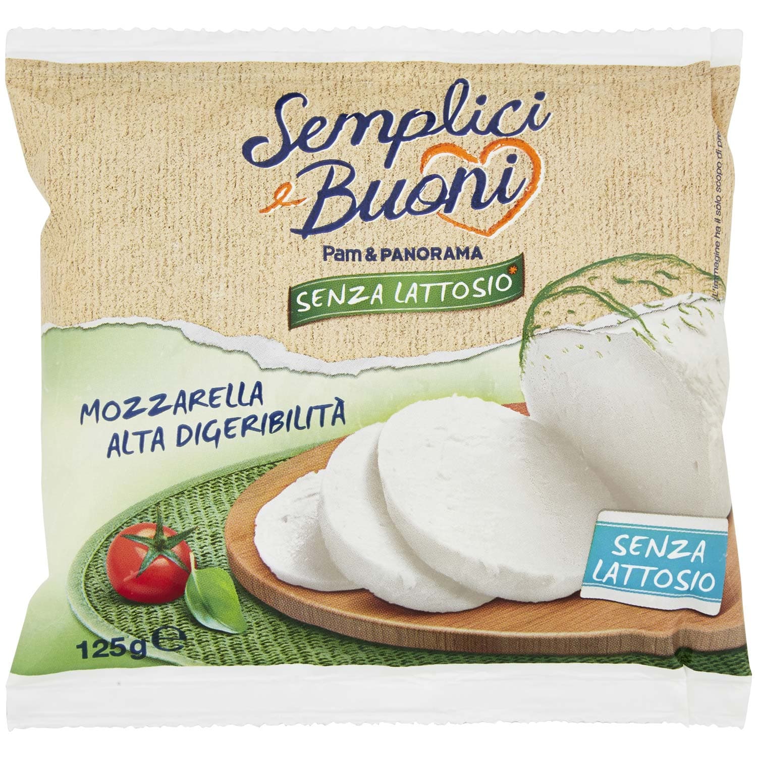 SEMPLICI E BUONI Senza Lattosio Mozzarella Alta Digeribilità 125 g – immagine 3