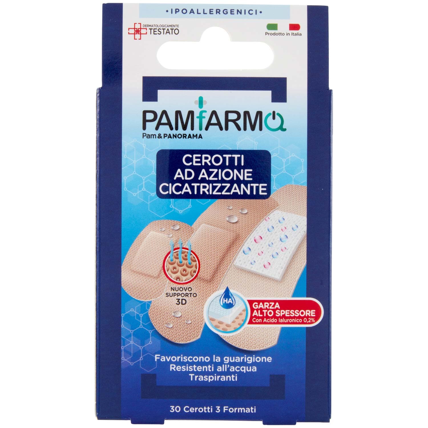 PAMFARMA Cerotti ad Azione Cicatrizzante 3 Formati 30 pz – immagine 3