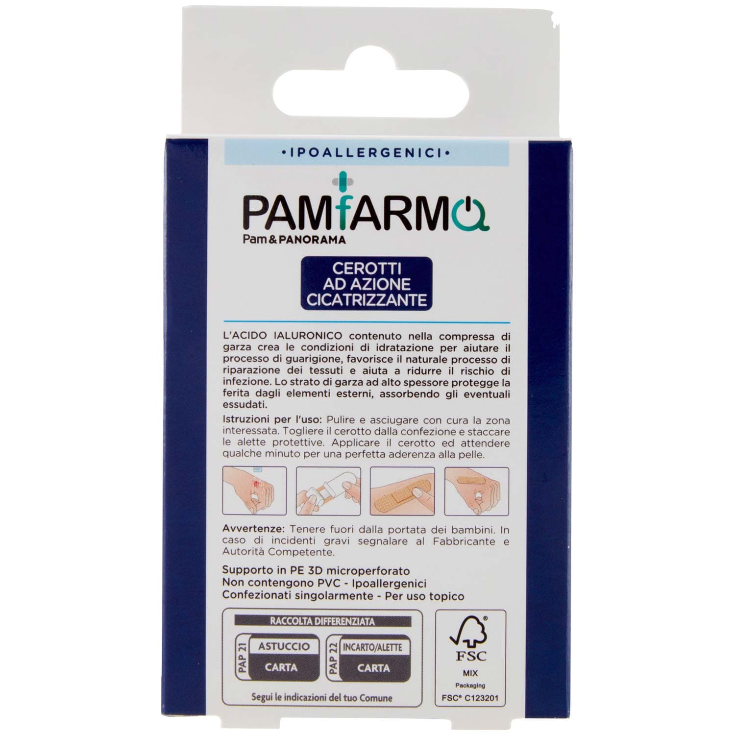 PAMFARMA Cerotti ad Azione Cicatrizzante 3 Formati 30 pz – immagine 5