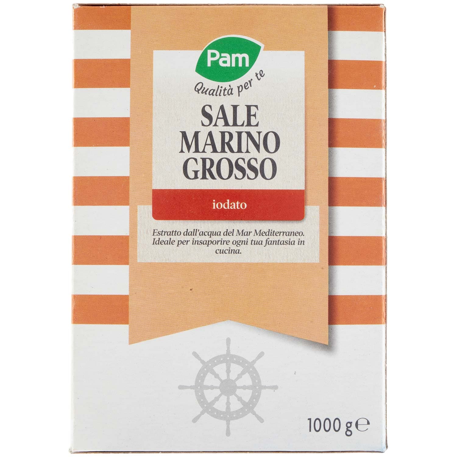 PAM Qualità per te Sale Marino Grosso iodato 1000g – immagine 5