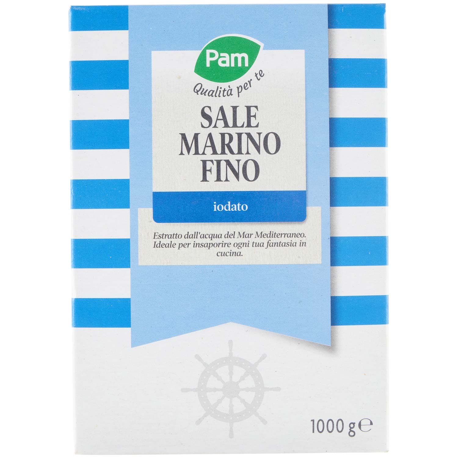 PAM Qualità per te Sale Marino Fino iodato 1000g – immagine 3