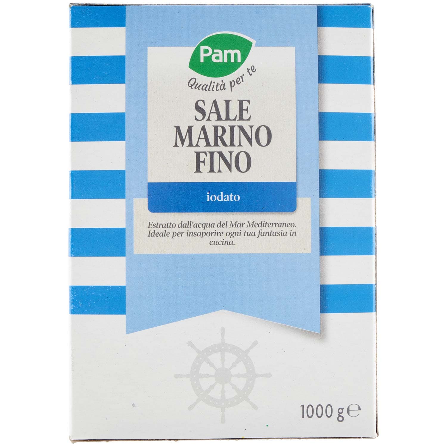 PAM Qualità per te Sale Marino Fino iodato 1000g – immagine 5