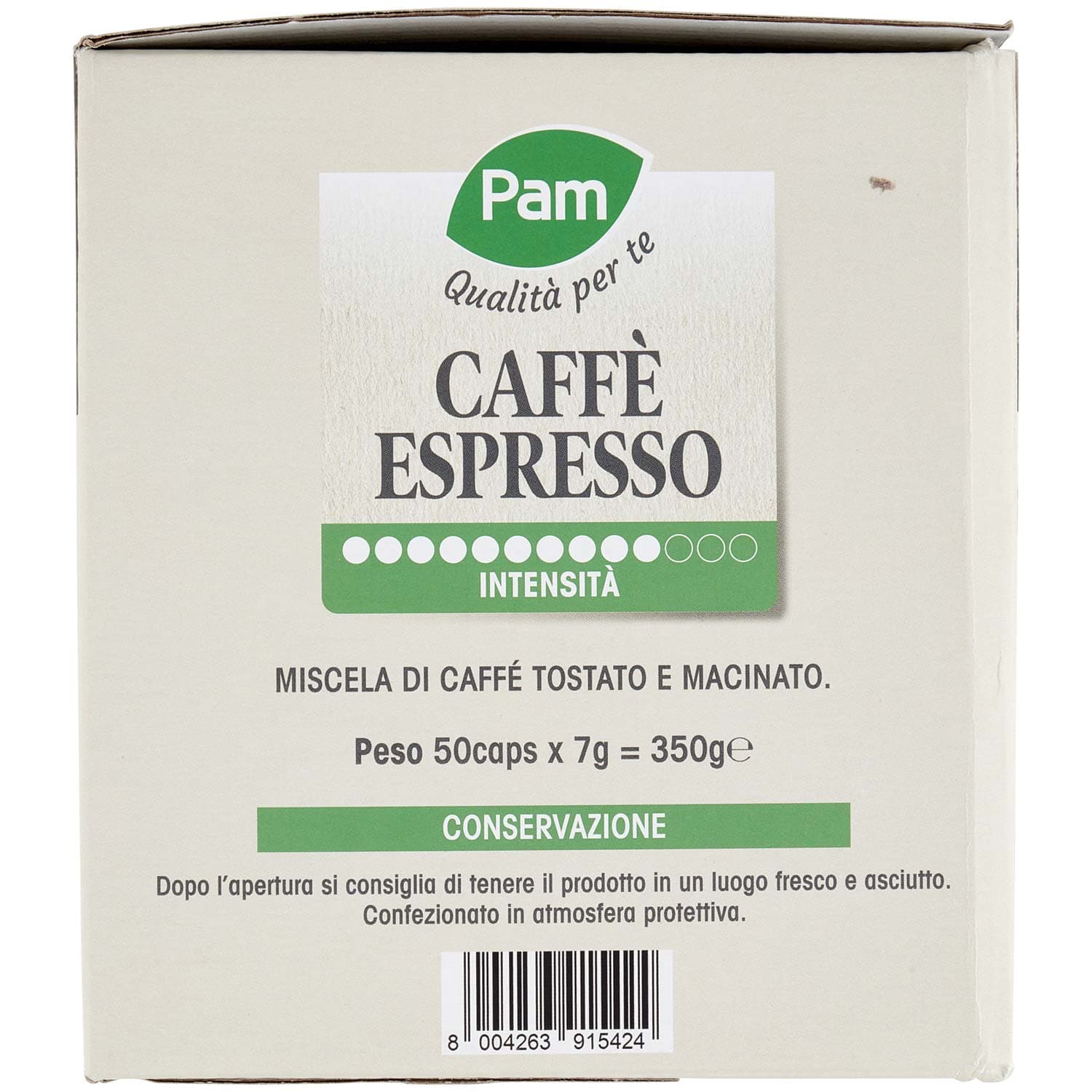PAM Qualità per te Caffè Espresso 50 capsule compatibili Lavazza* A Modo Mio* 350 g (50x7g) – immagine 4