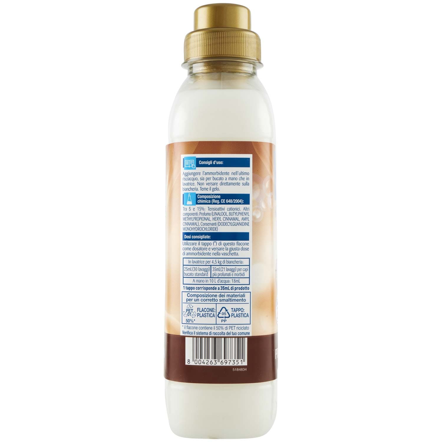 ARKALIA CASA Ammorbidente Concentrato Preziosa Vaniglia 750 mL – immagine 4