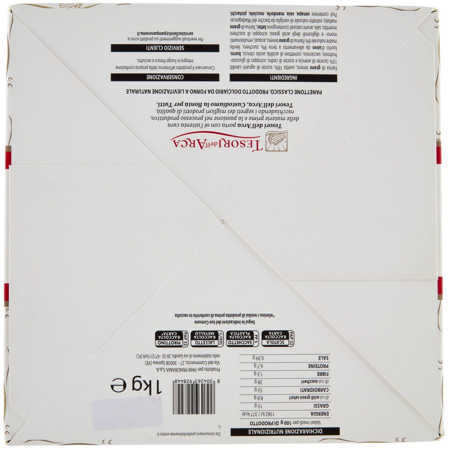 TESORI DELL'ARCA Panettone Classico 1 kg – immagine 8
