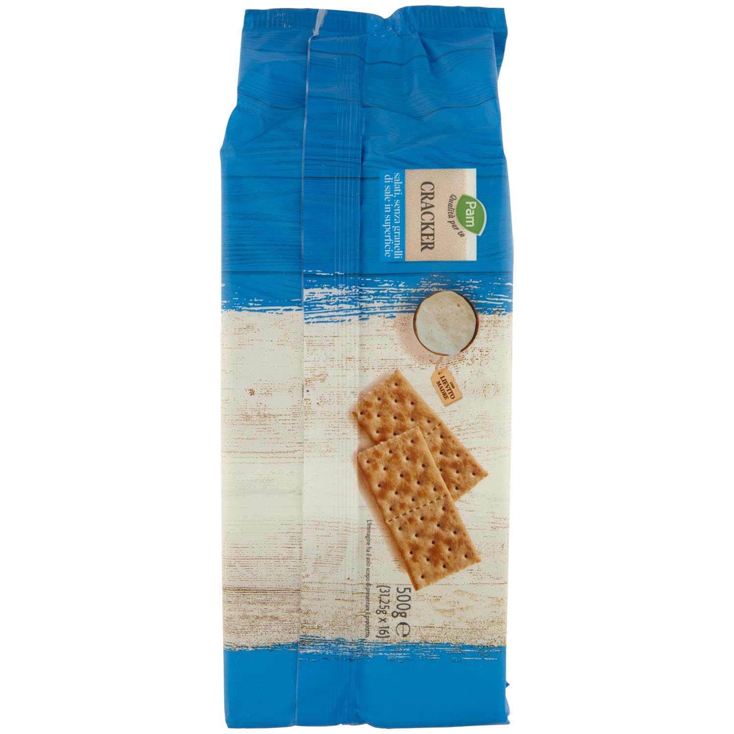 PAM Qualità per te Cracker salati, senza granelli di sale in superficie 16 x 31,25 g – immagine 5
