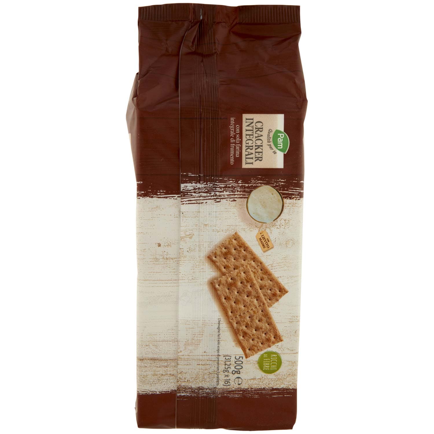 PAM Qualità per te Cracker Integrali con sola farina integrale di frumento 16 x 31,25 g – immagine 5